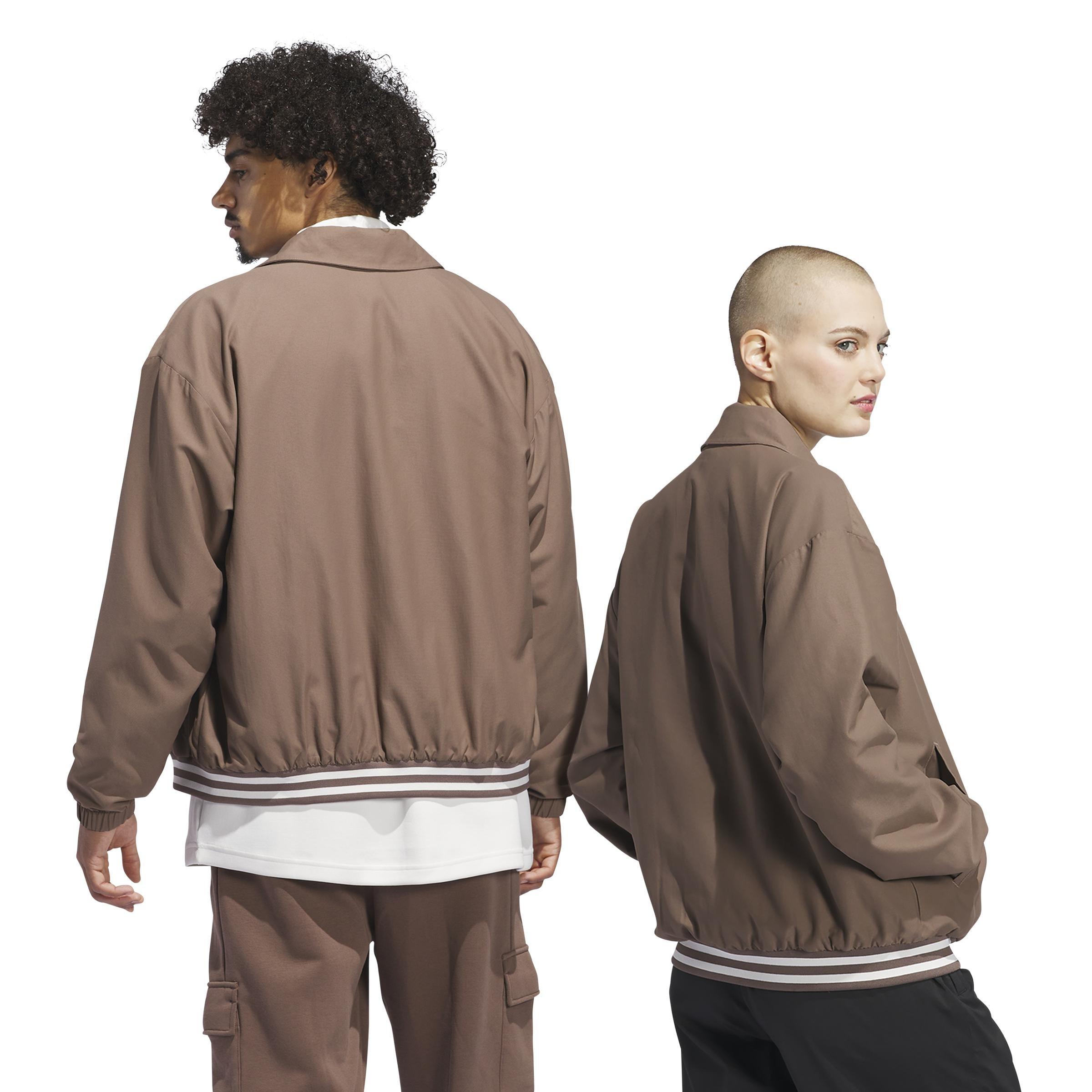 Unisex Coach Jacket (Gender Neutral), Brown, , large image number 3