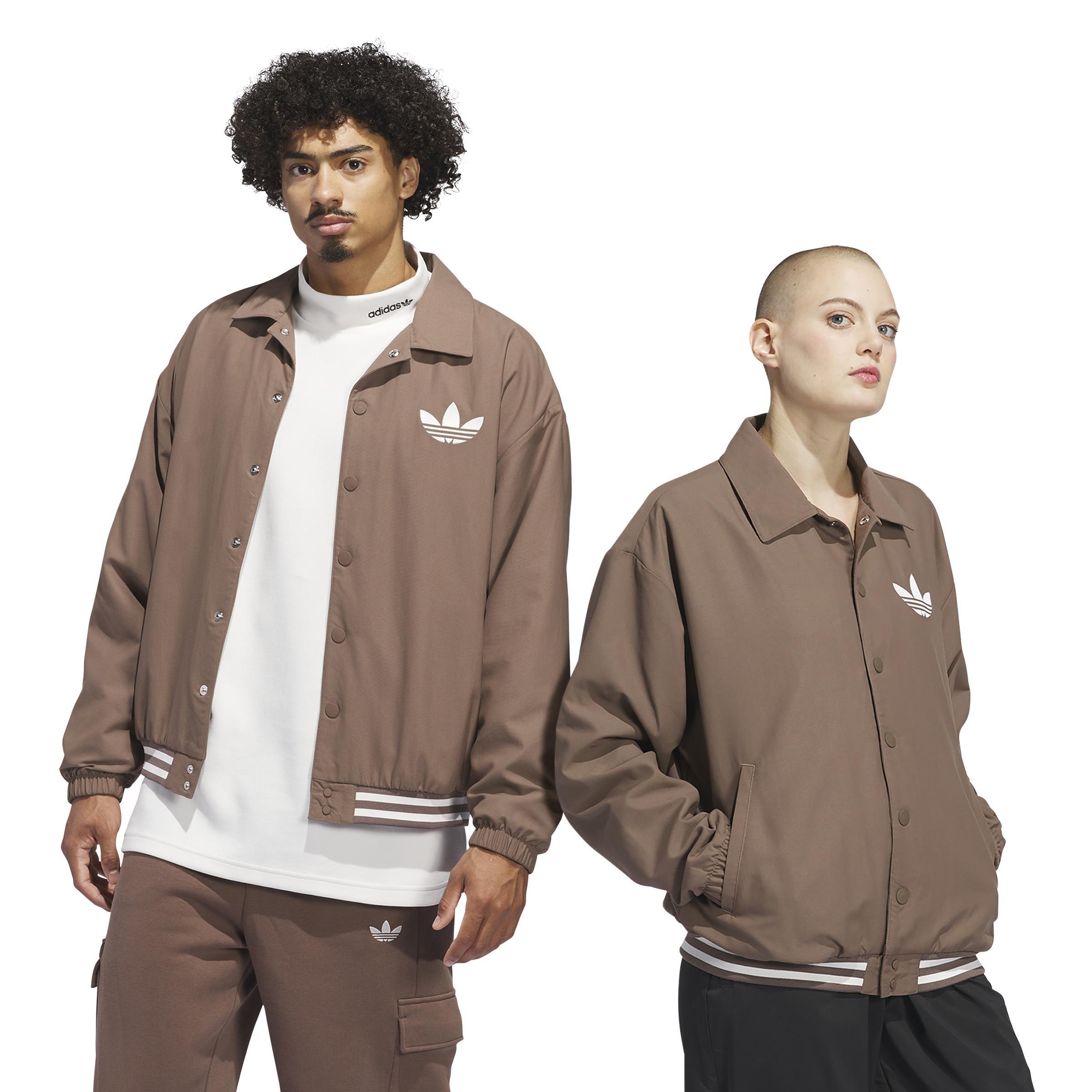 Unisex Coach Jacket (Gender Neutral), Brown, , large image number 6