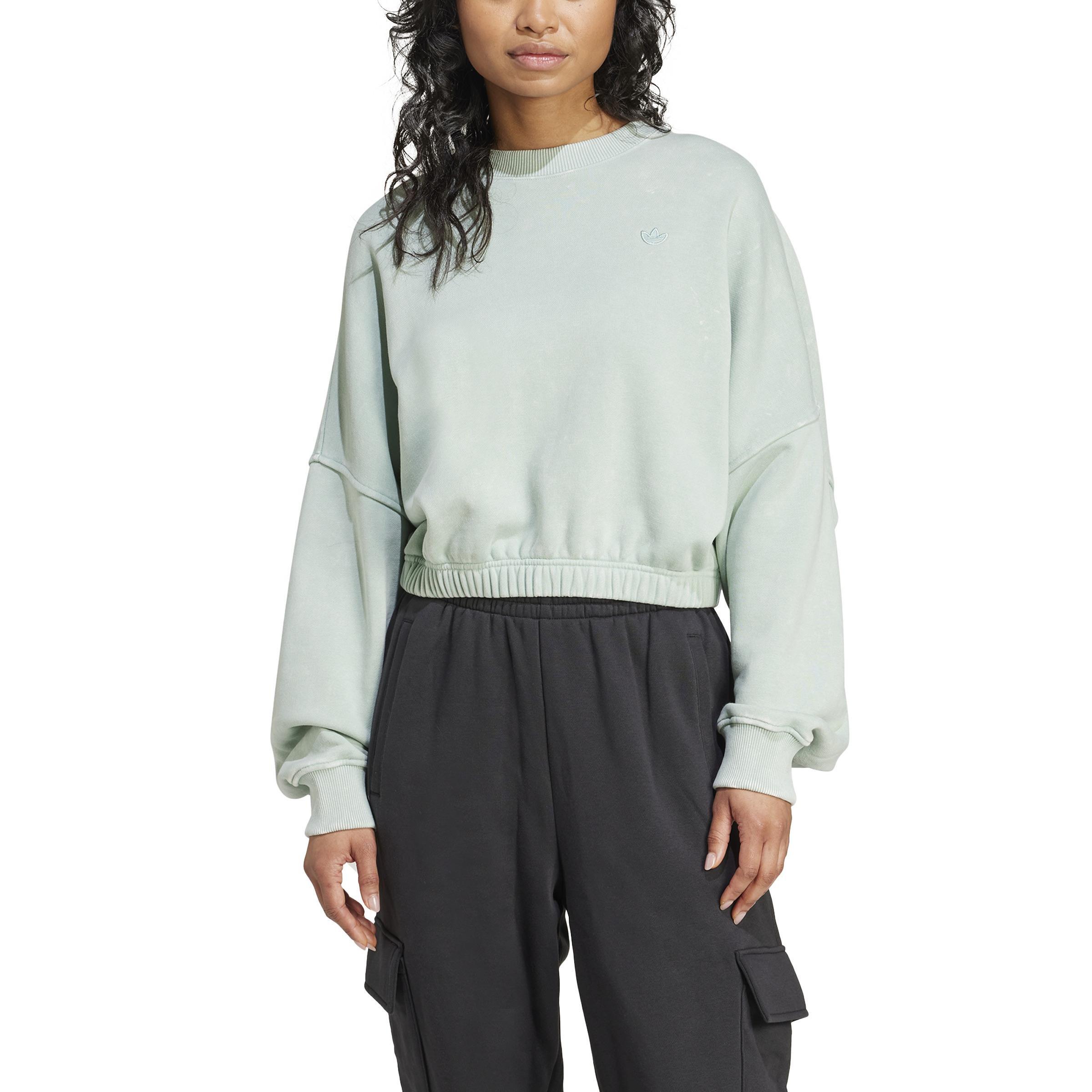 Premium Essentials Washed Oversized Sweatshirt, Green, A901_ONE, large image number 0