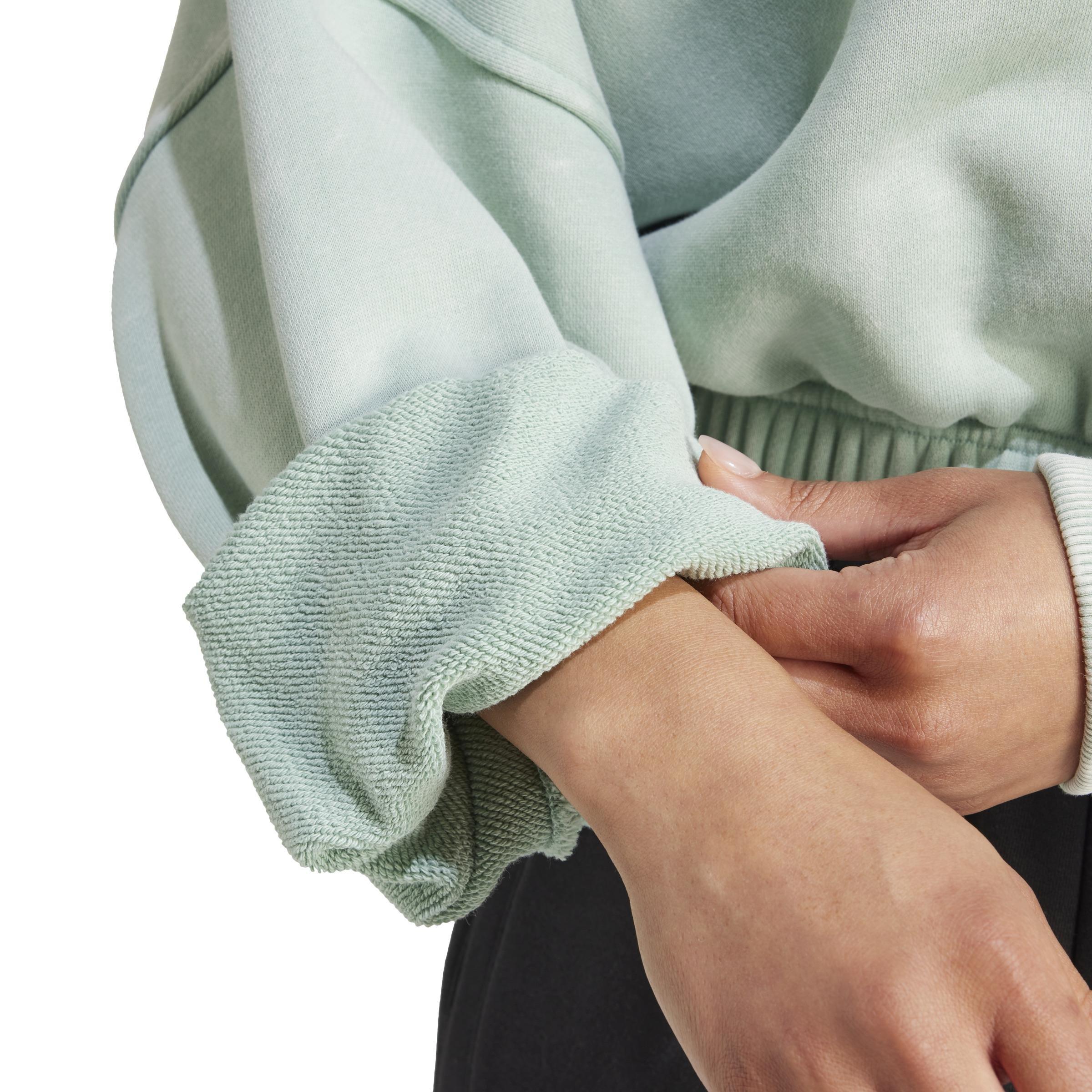 Premium Essentials Washed Oversized Sweatshirt, Green, A901_ONE, large image number 5