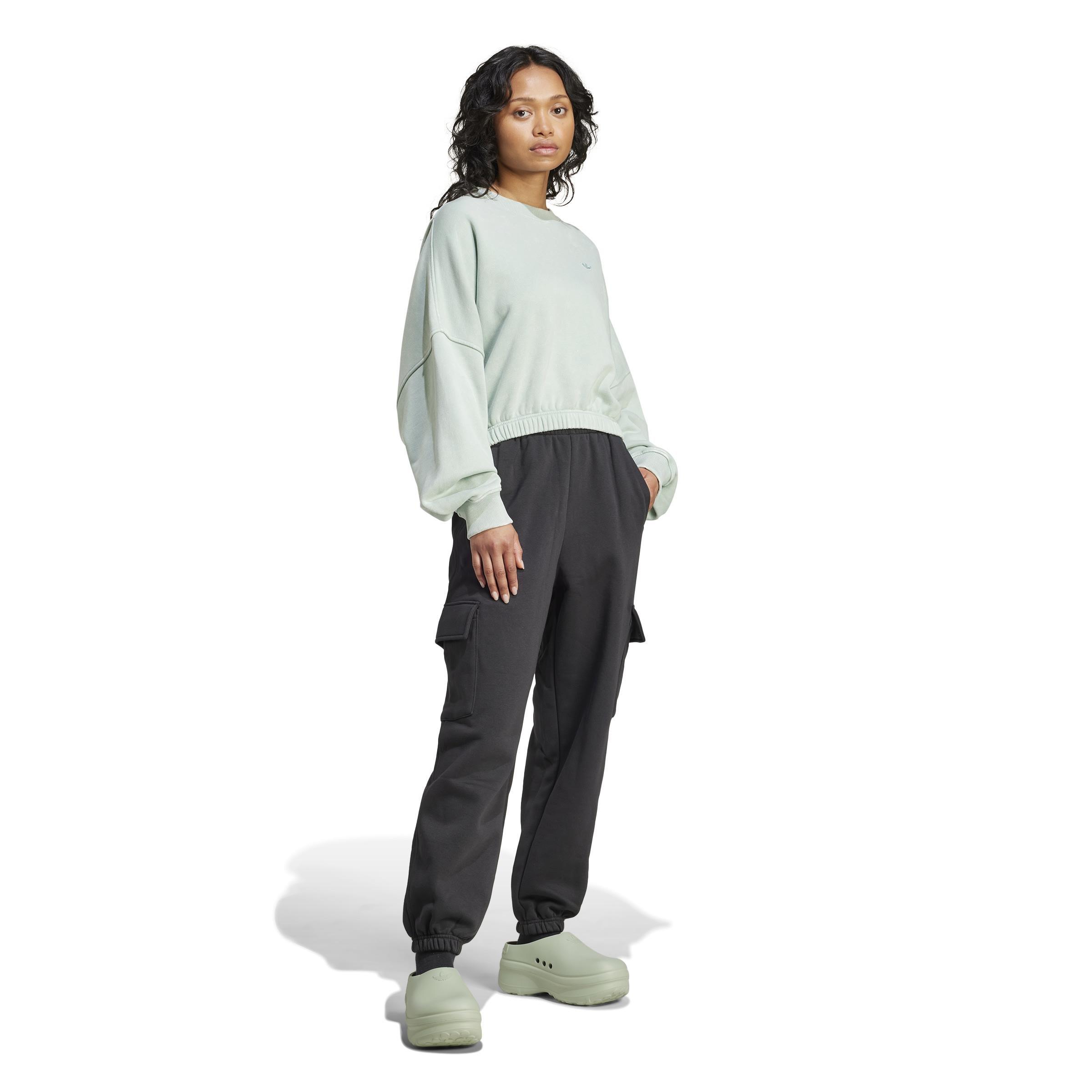 Premium Essentials Washed Oversized Sweatshirt, Green, A901_ONE, large image number 9