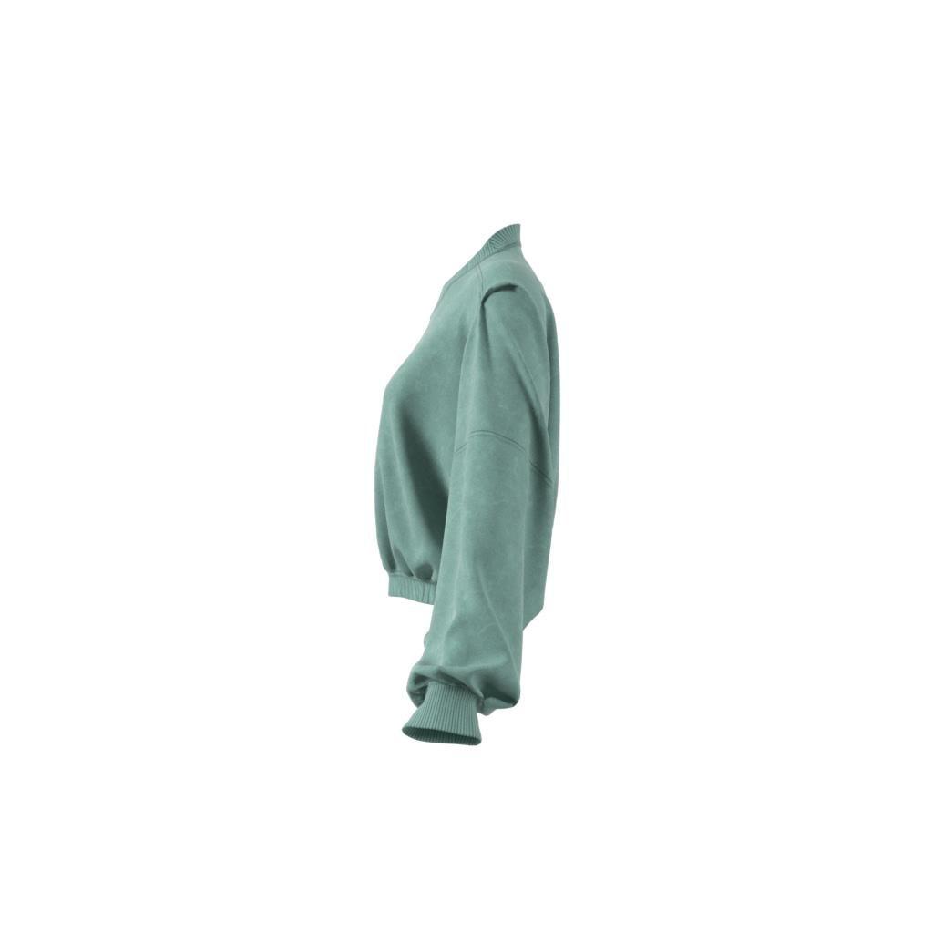 Premium Essentials Washed Oversized Sweatshirt, Green, A901_ONE, large image number 10