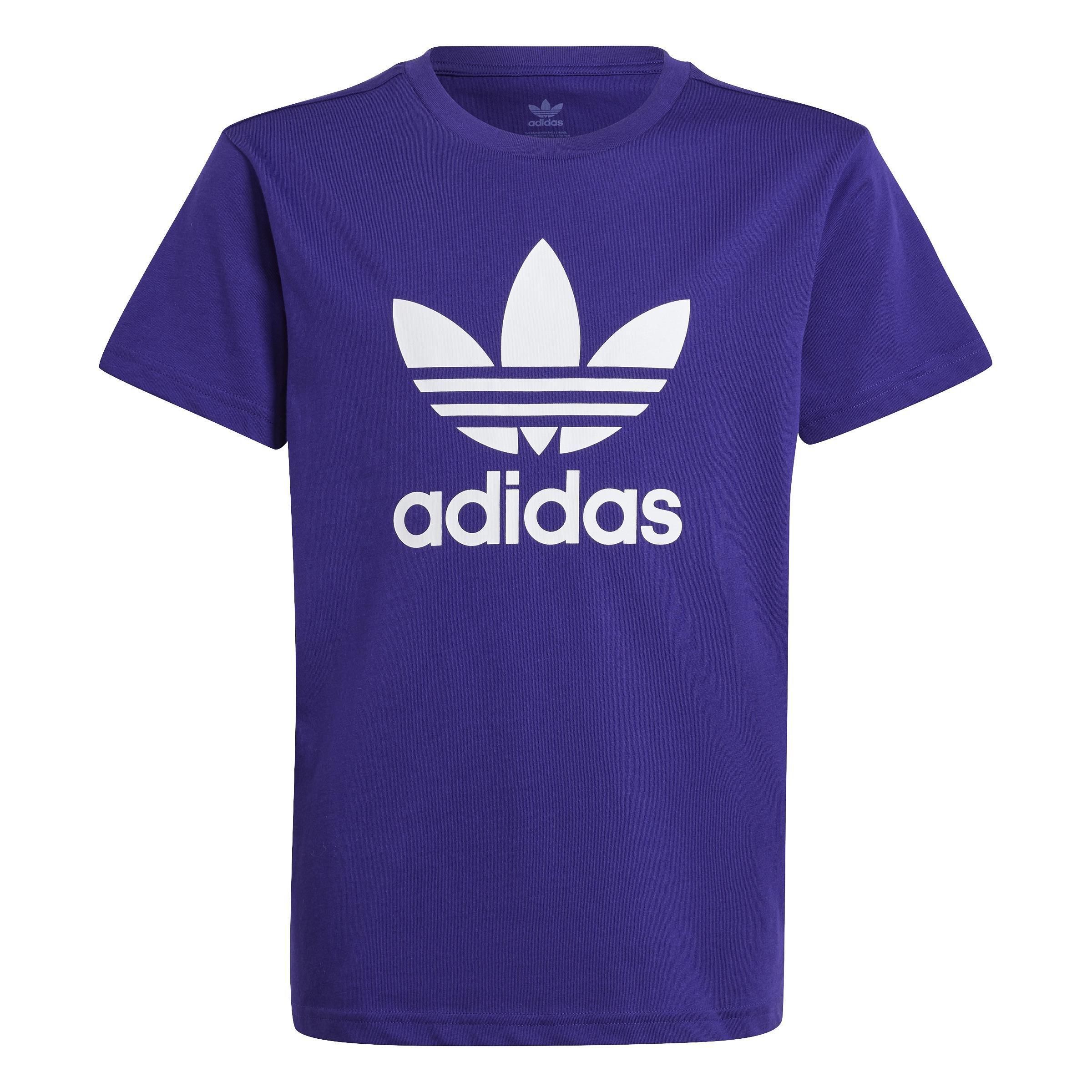 Unisex Kids Adicolor Trefoil T-Shirt, Purple, , large image number 0