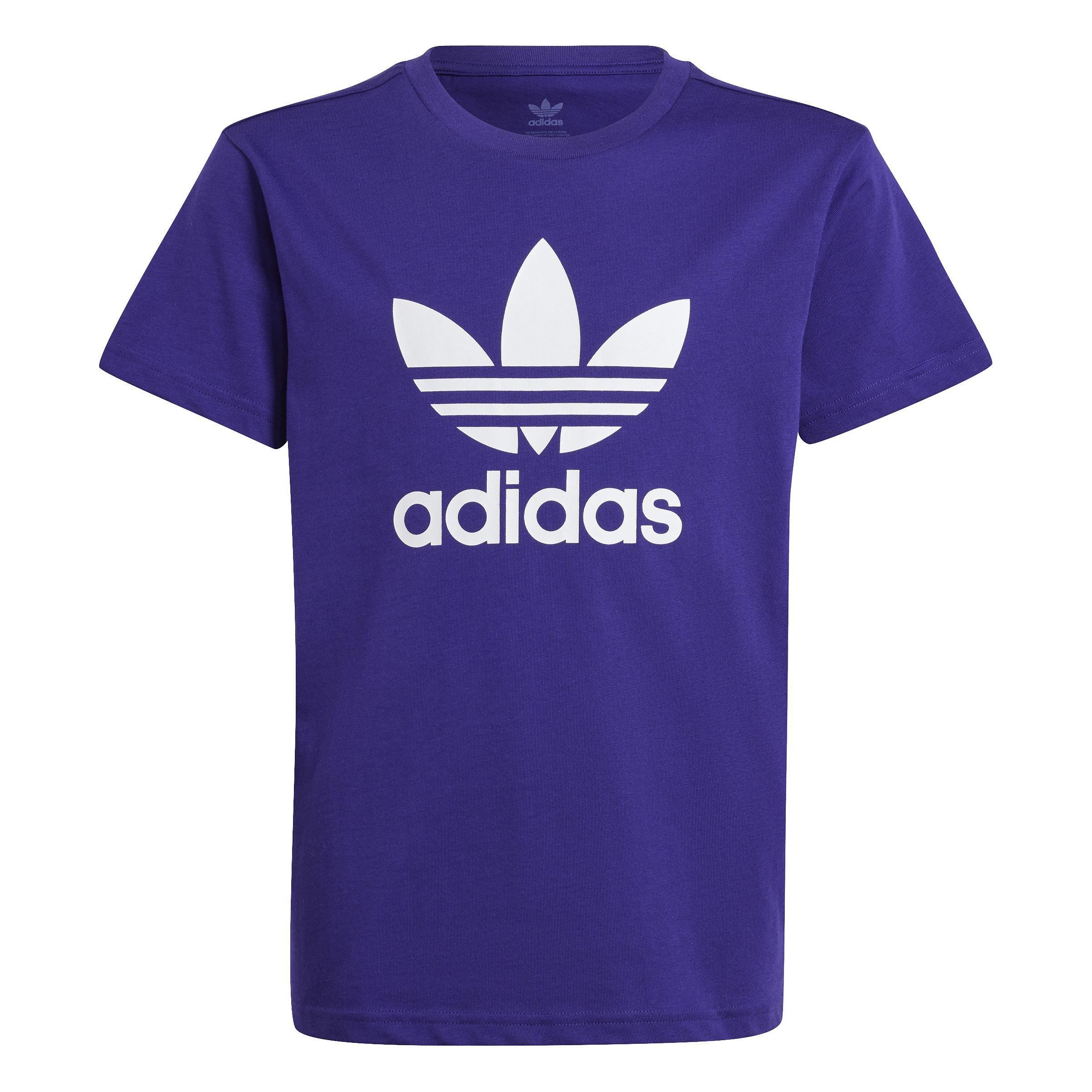 Unisex Kids Adicolor Trefoil T-Shirt, Purple, , large image number 1