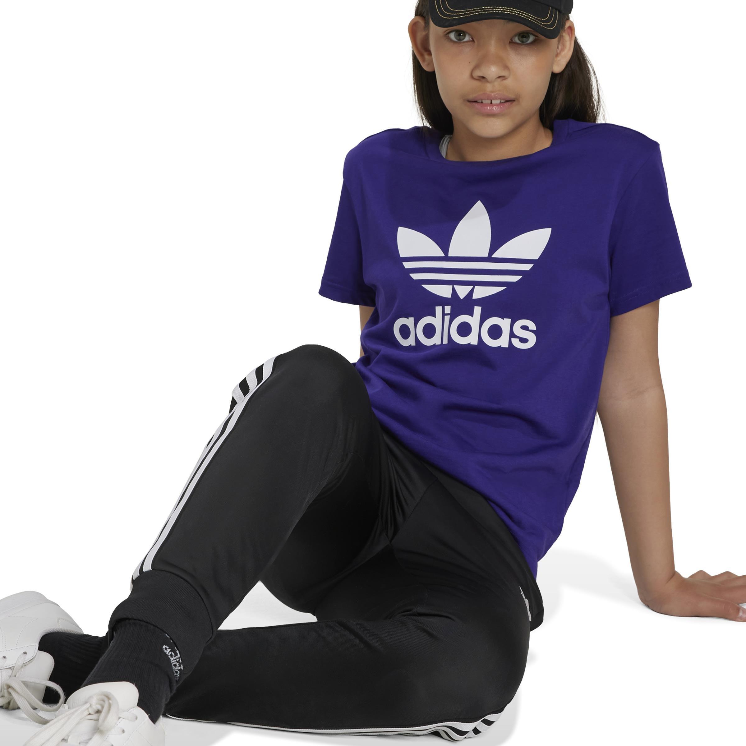 Unisex Kids Adicolor Trefoil T-Shirt, Purple, , large image number 6