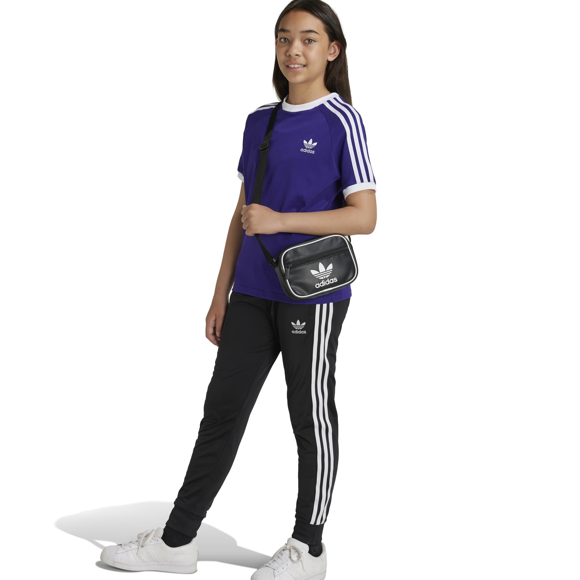 Unisex Kids Adicolor 3-Stripes T-Shirt, Purple, A901_ONE, large image number 5