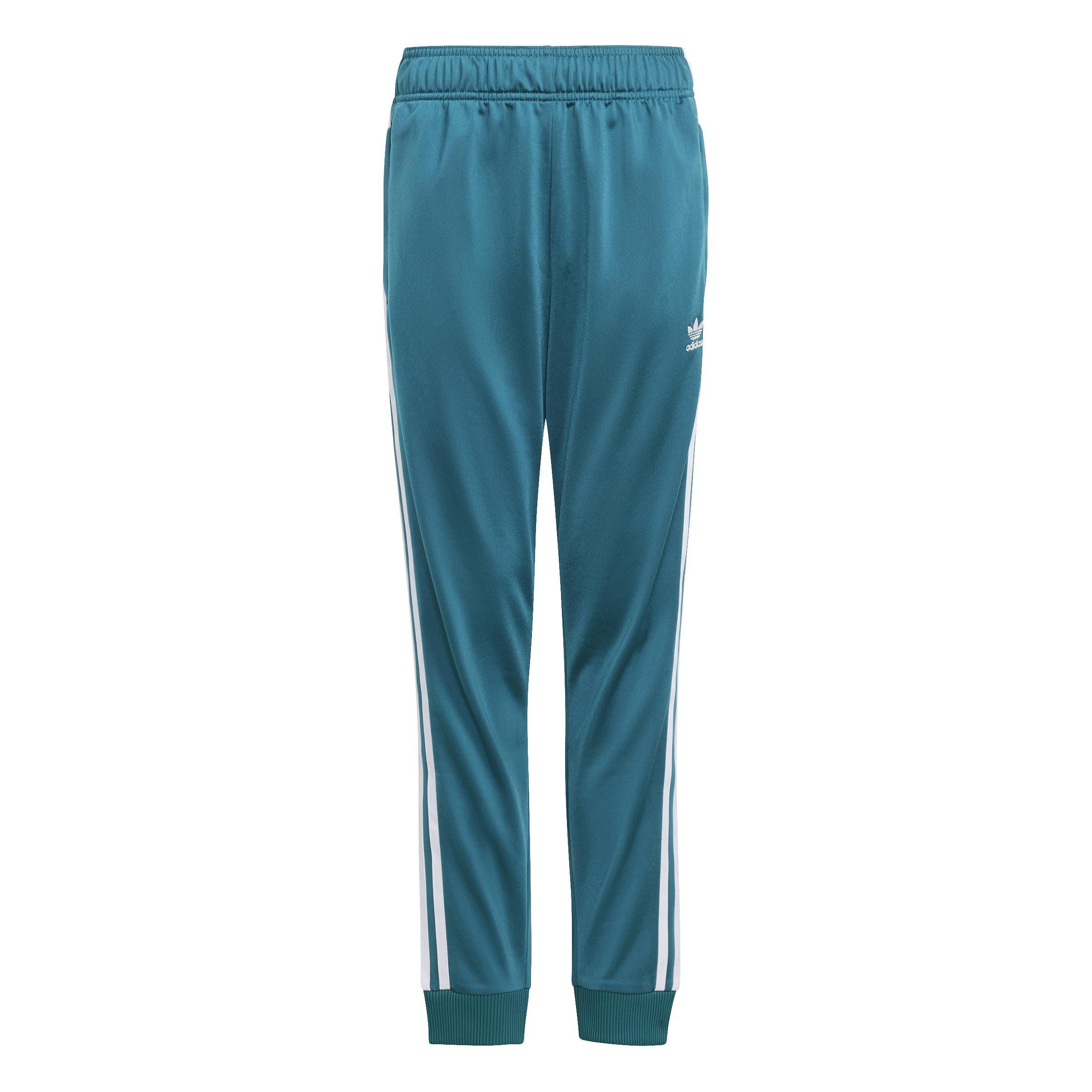 Unisex Kids Adicolor SST Track Tracksuit Bottoms, Turquoise, , large image number 0