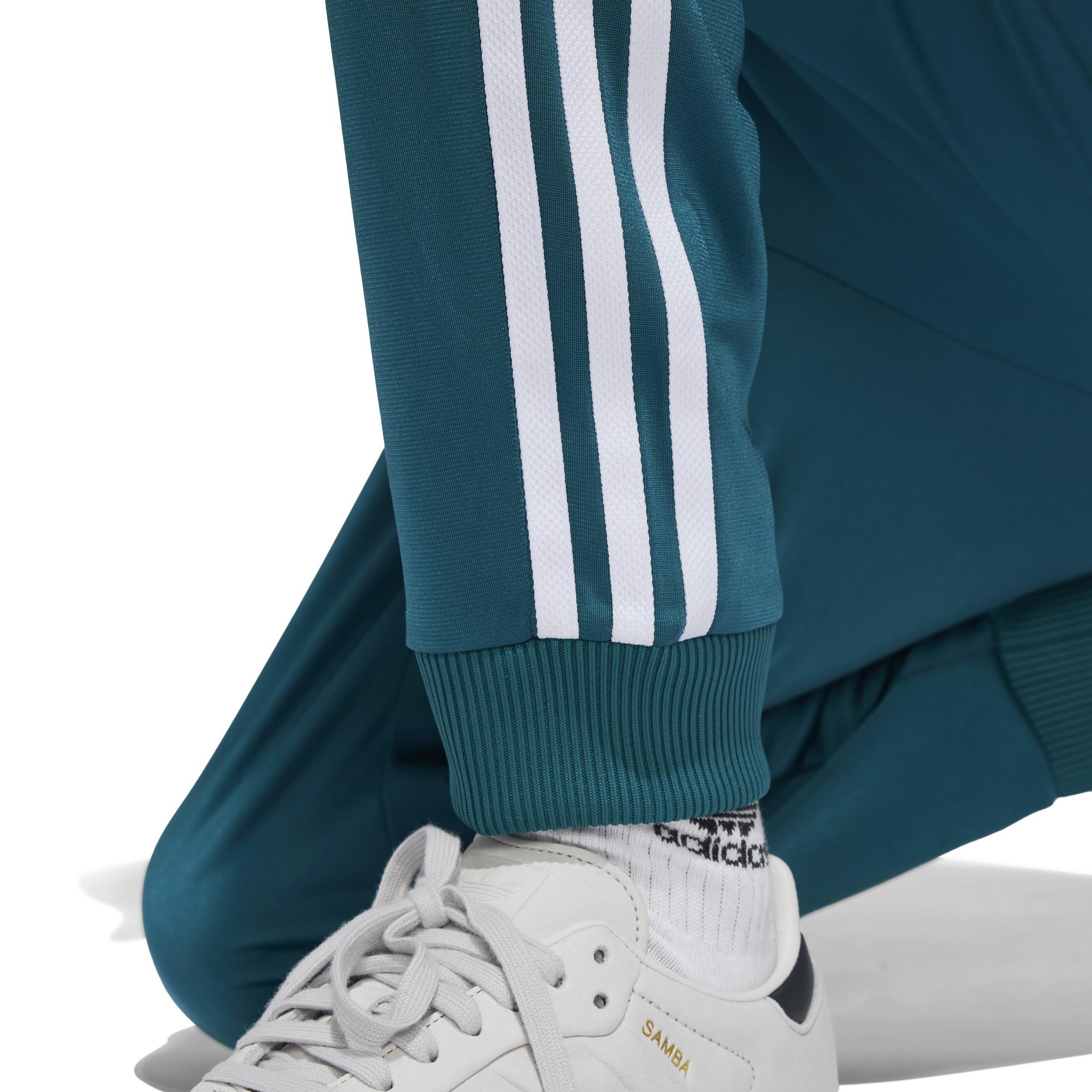 Unisex Kids Adicolor SST Track Tracksuit Bottoms, Turquoise, , large image number 4