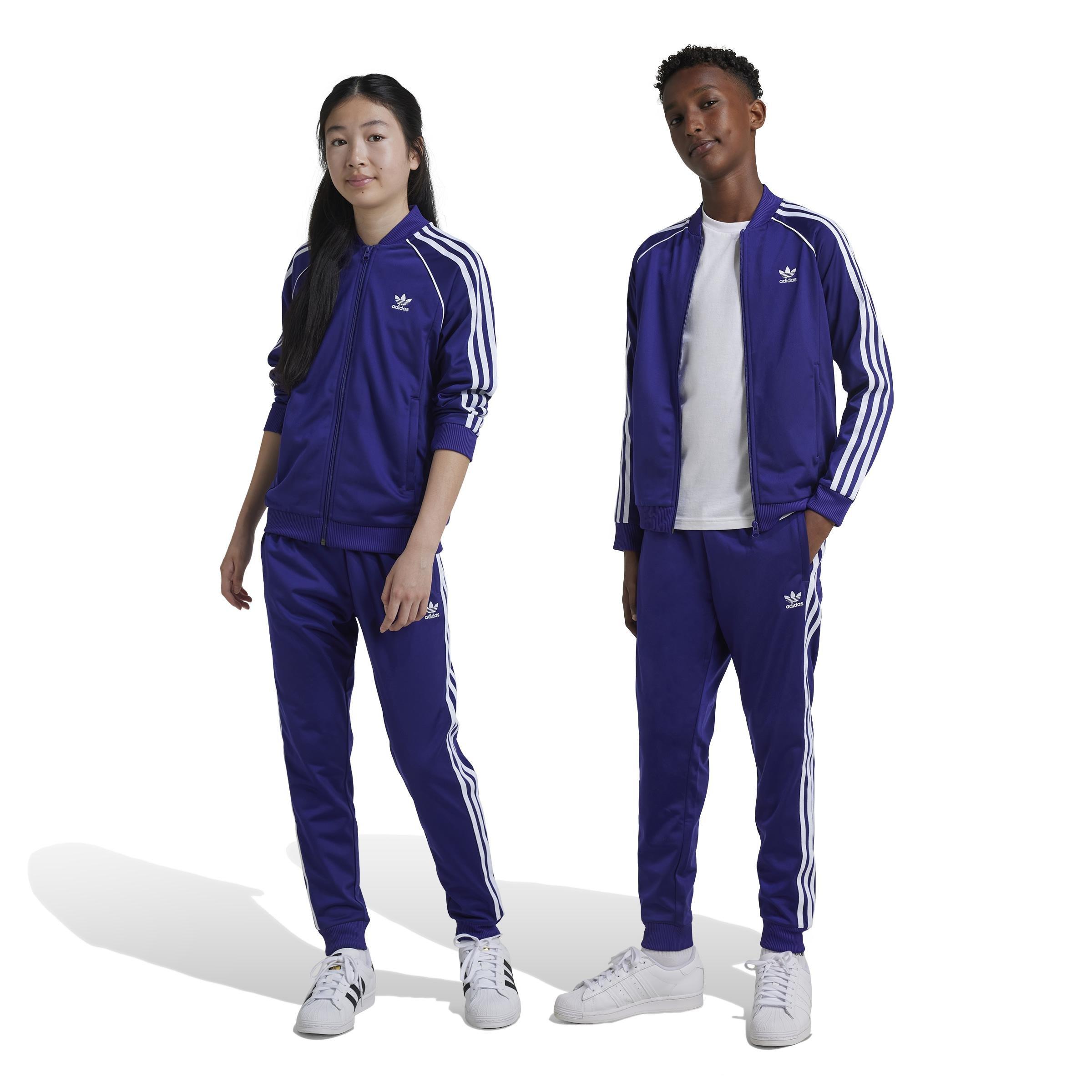 Unisex Kids Adicolor SST Track Tracksuit Bottoms, Purple, , large image number 6