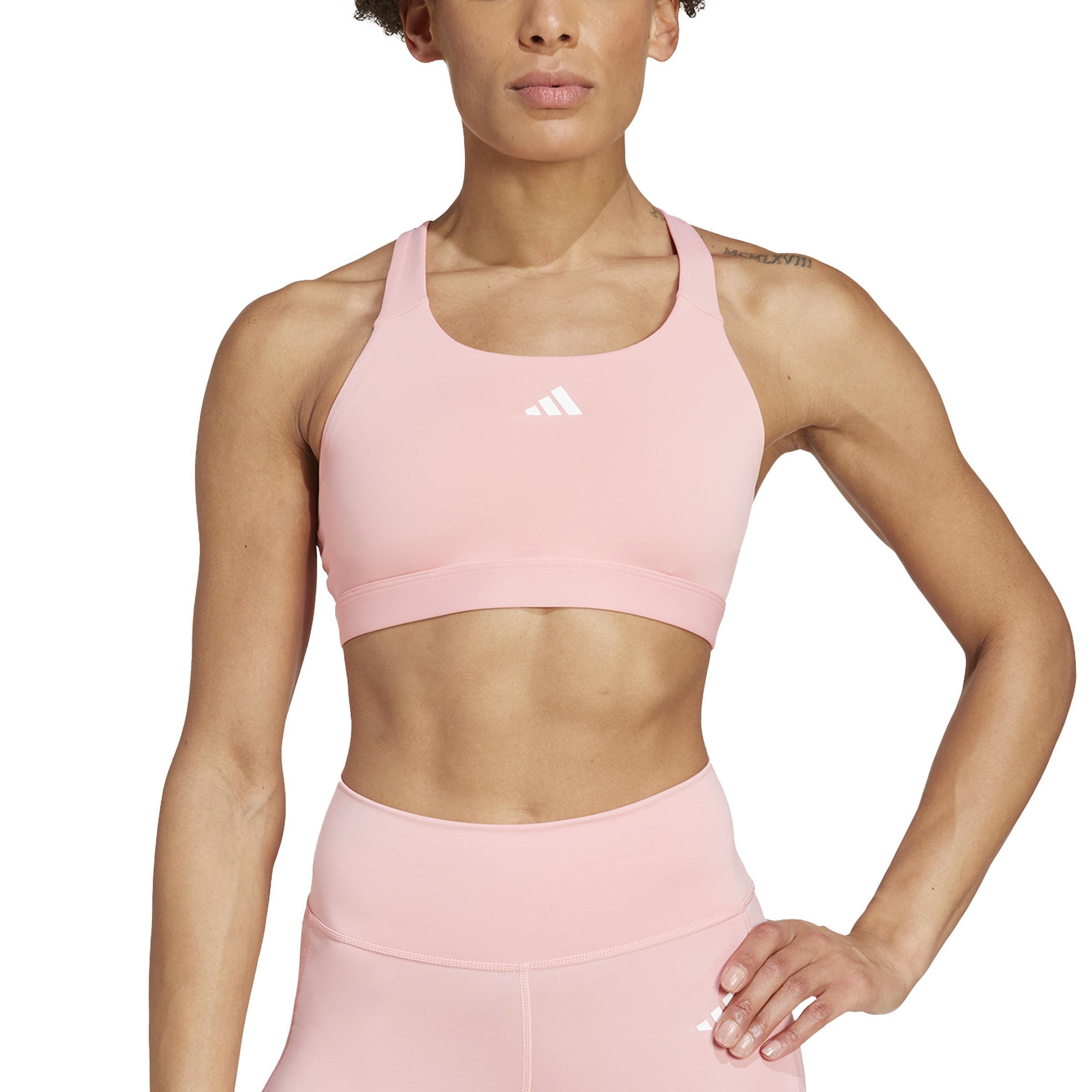 TLRDREACT Training High-Support Bra, Pink, A901_ONE, medium
