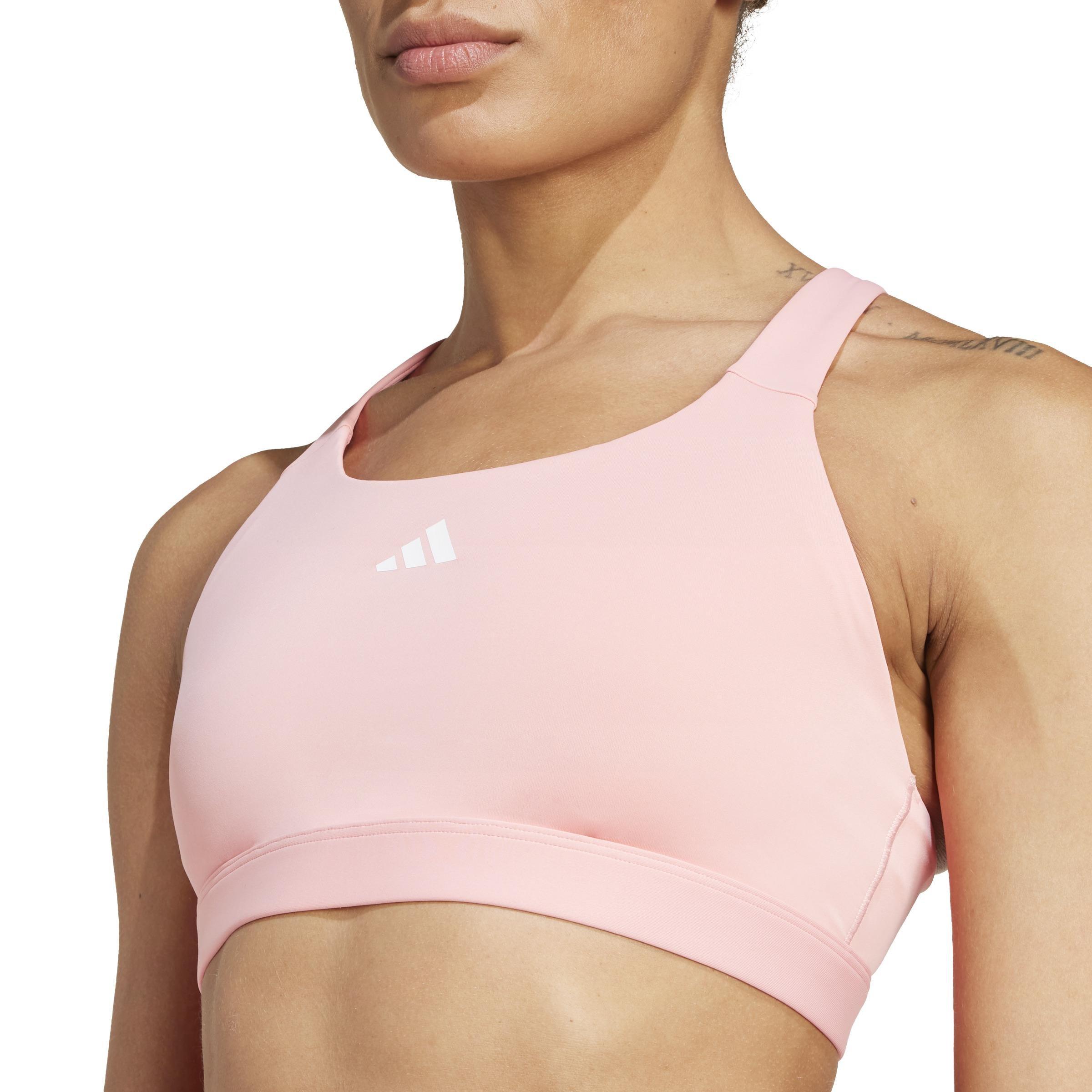 TLRDREACT Training High-Support Bra, Pink, A901_ONE, large image number 7