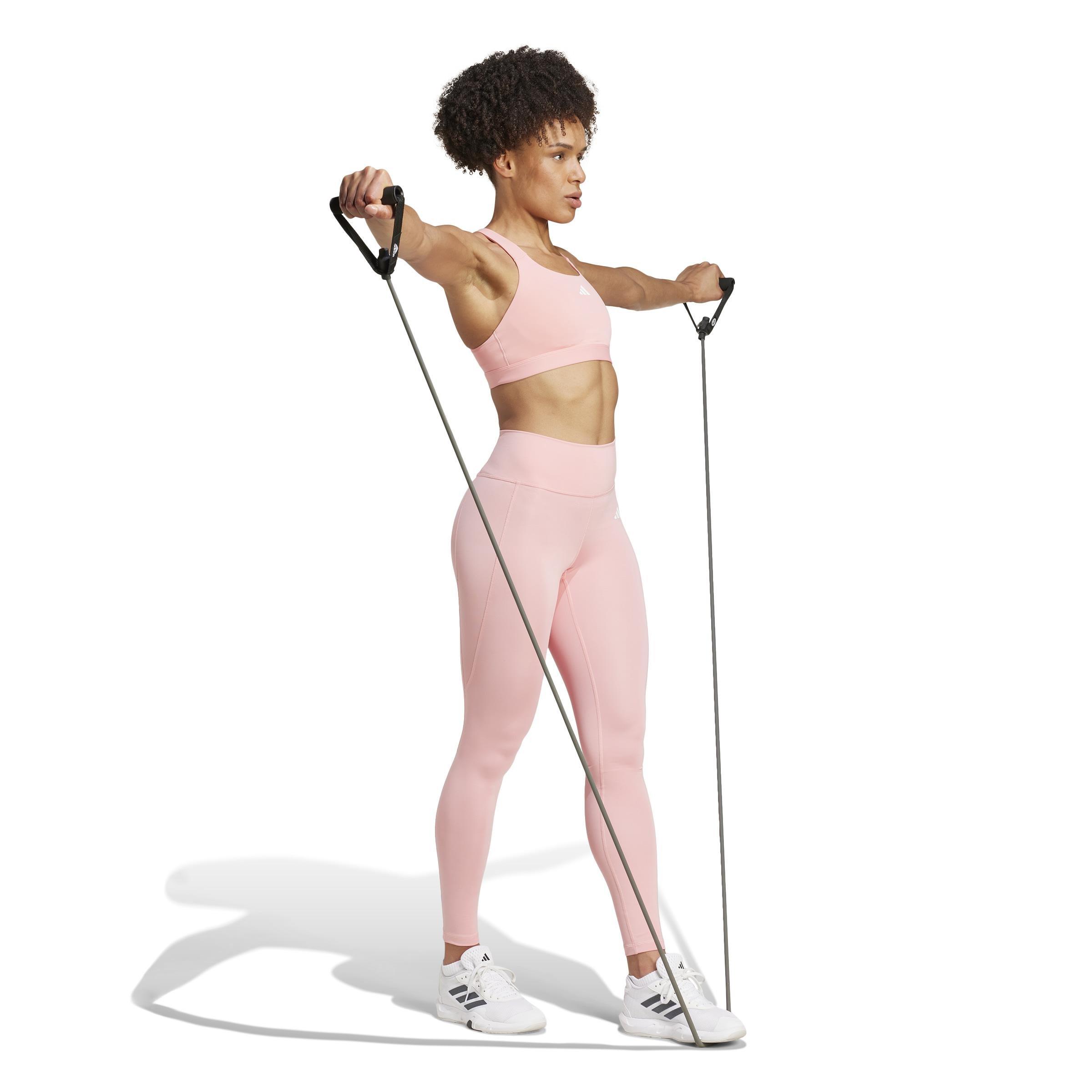 TLRDREACT Training High-Support Bra, Pink, A901_ONE, large image number 11