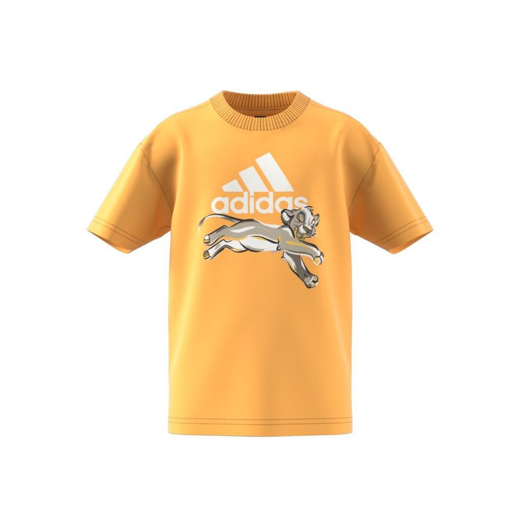 Unisex Kids adidas Disney Lion King T-Shirt, Orange, , large image number 11