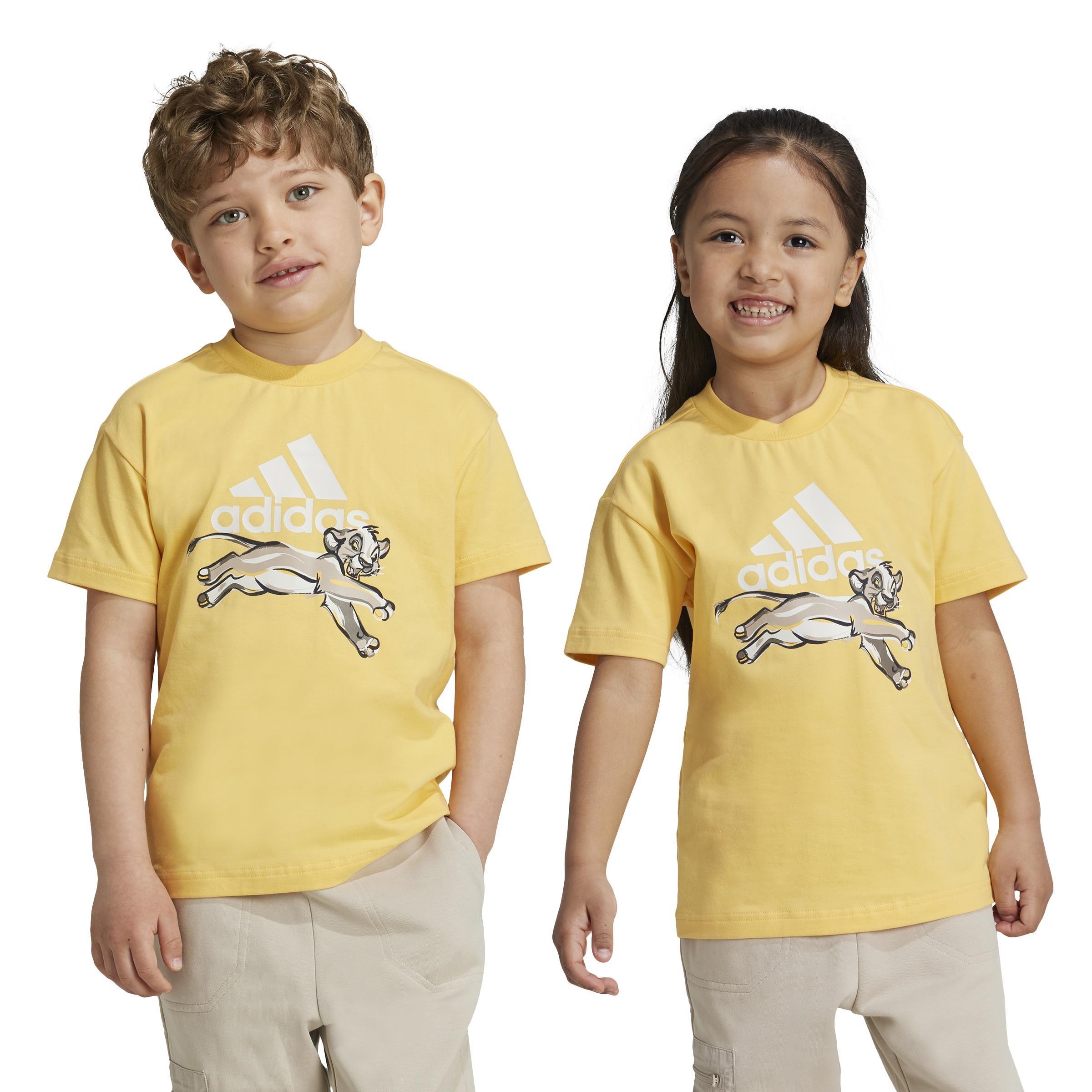 Unisex Kids adidas Disney Lion King T-Shirt, Orange, , large image number 14