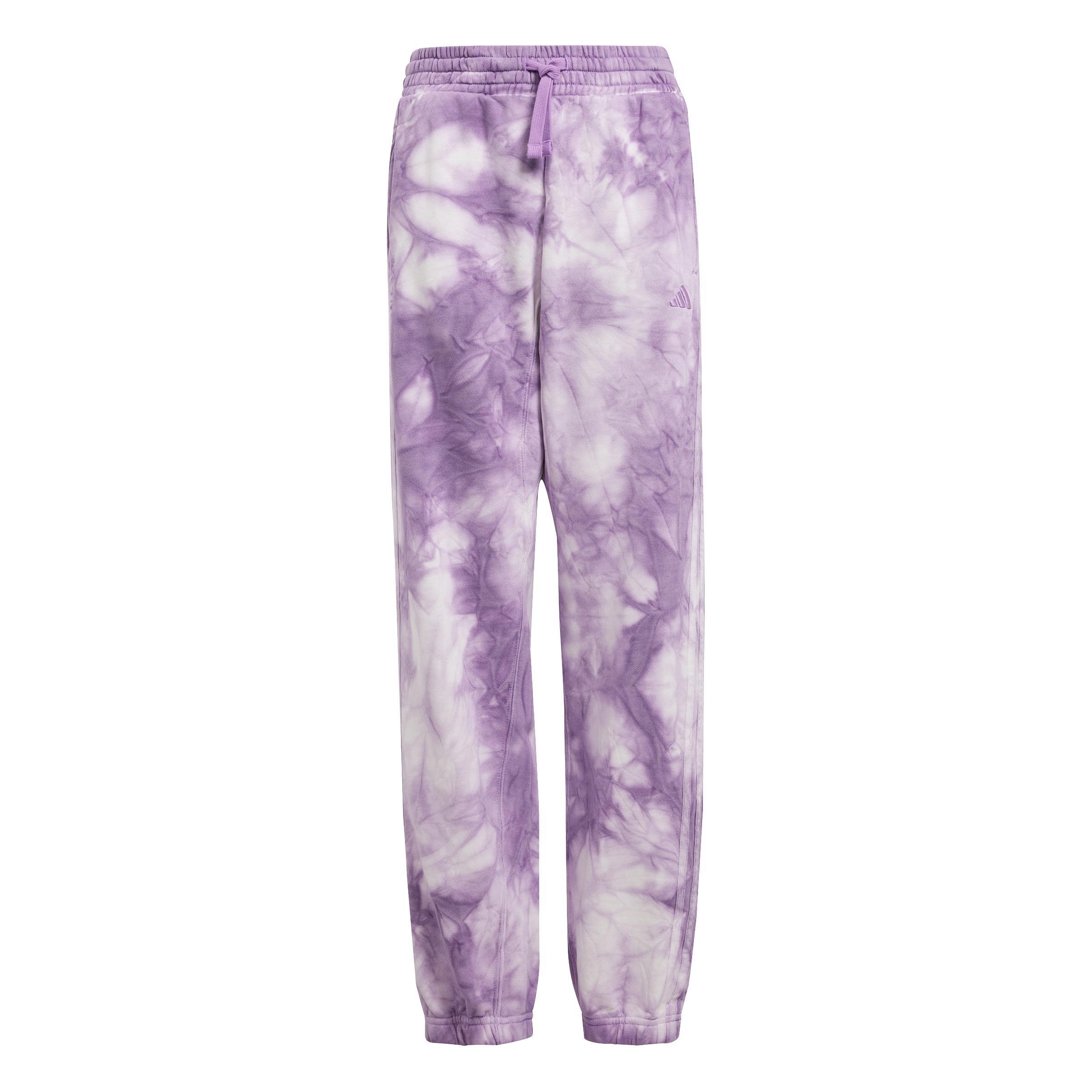 Unisex Kids ALL SZN Tie-Dye Joggers, Purple, , large image number 1