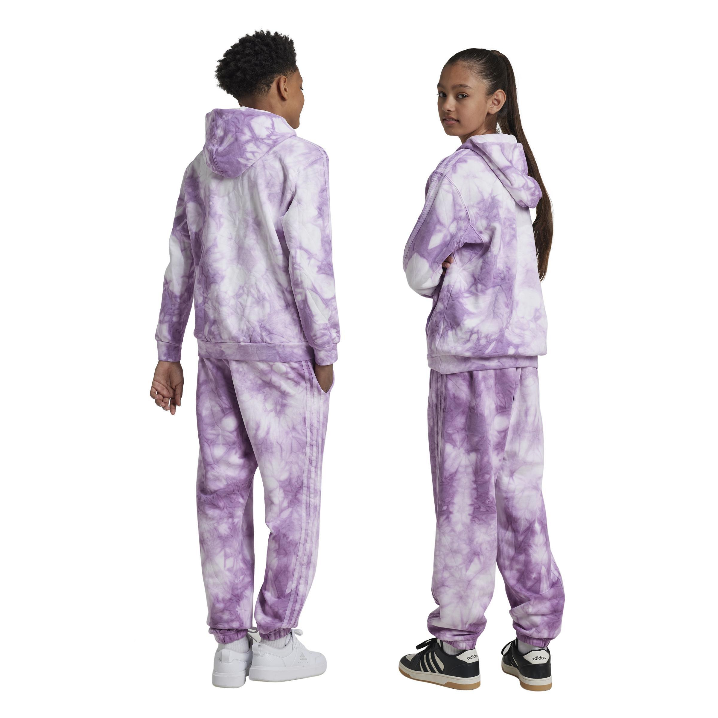 Unisex Kids ALL SZN Tie-Dye Joggers, Purple, , large image number 2