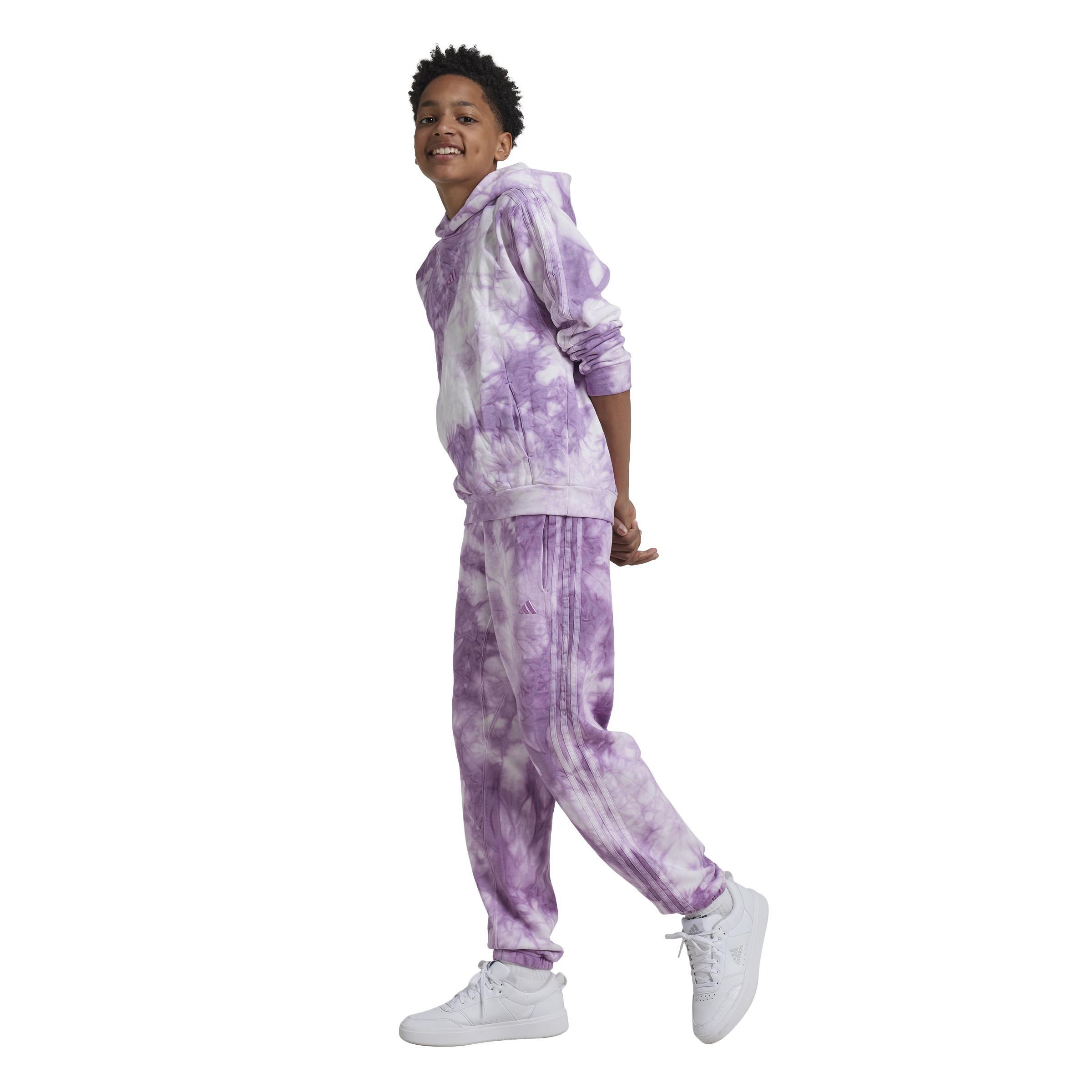 Unisex Kids ALL SZN Tie-Dye Joggers, Purple, , large image number 5