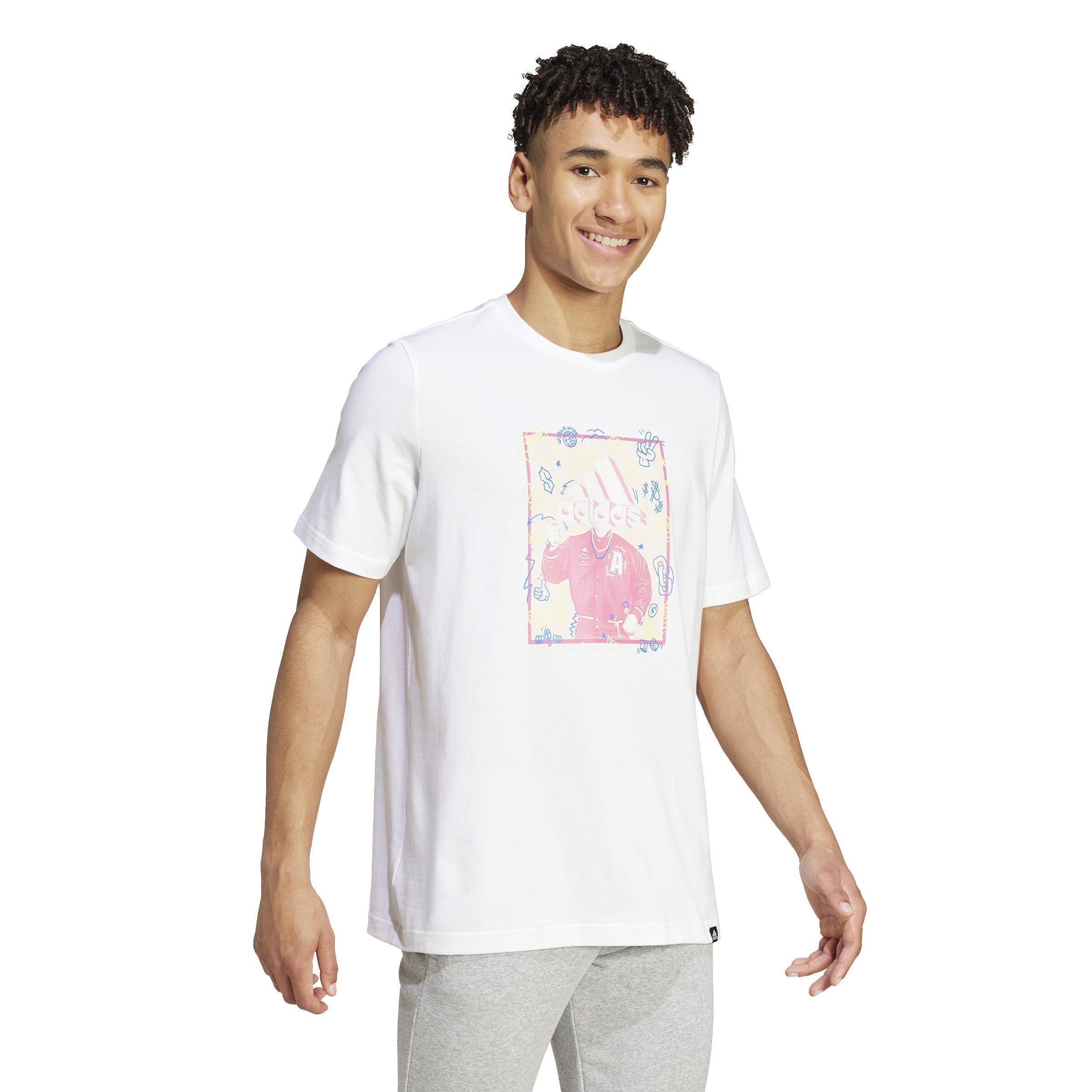 Doodle Graphic T-shirt, White, A901_ONE, large image number 11