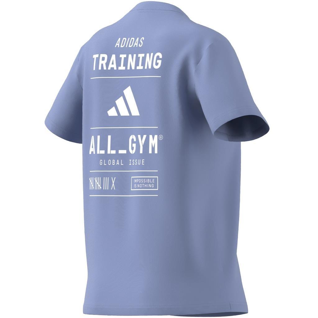 All-Gym Category Graphic T-Shirt, Blue, A901_ONE, large image number 10