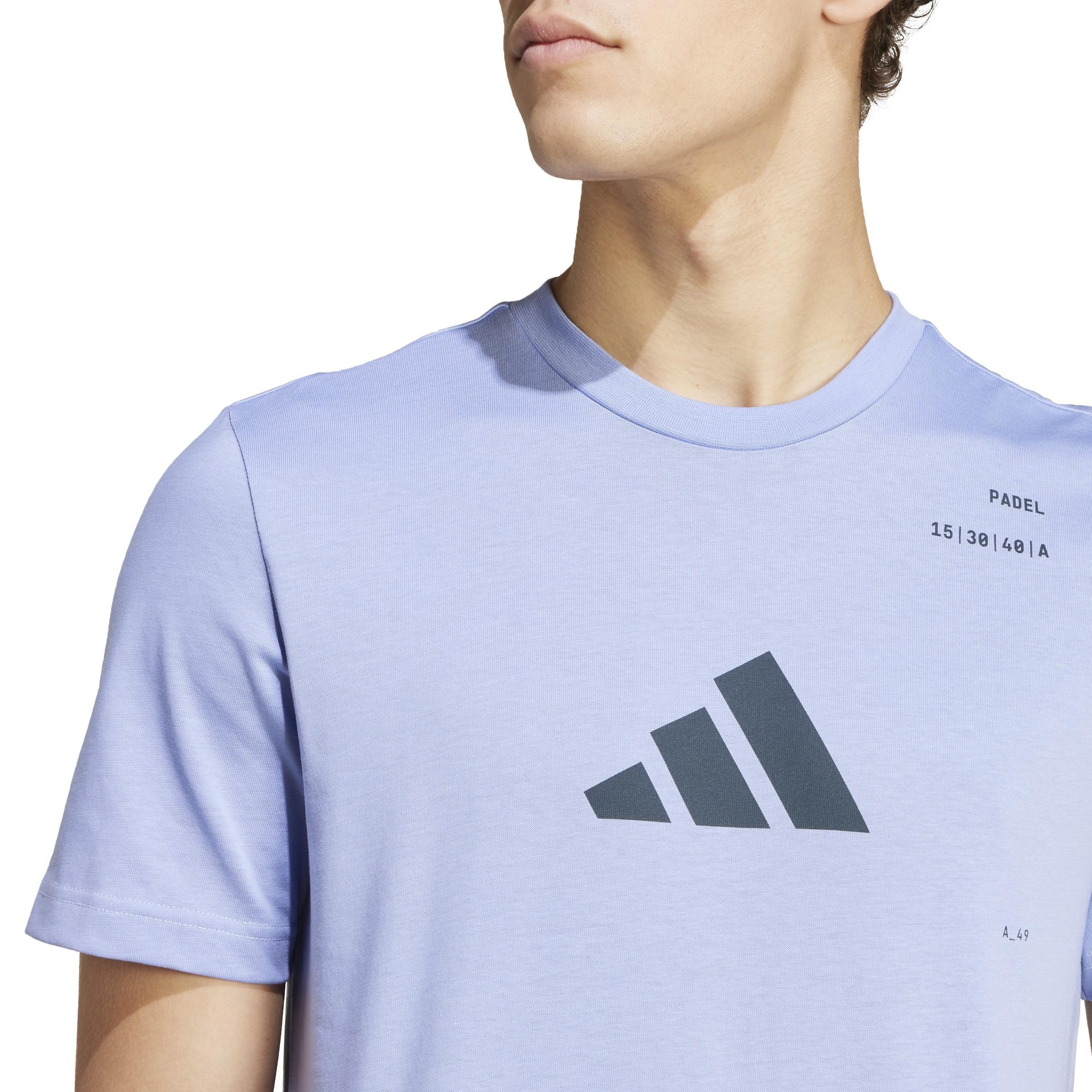 Padel Category Graphic T-Shirt, Blue, A901_ONE, large image number 4