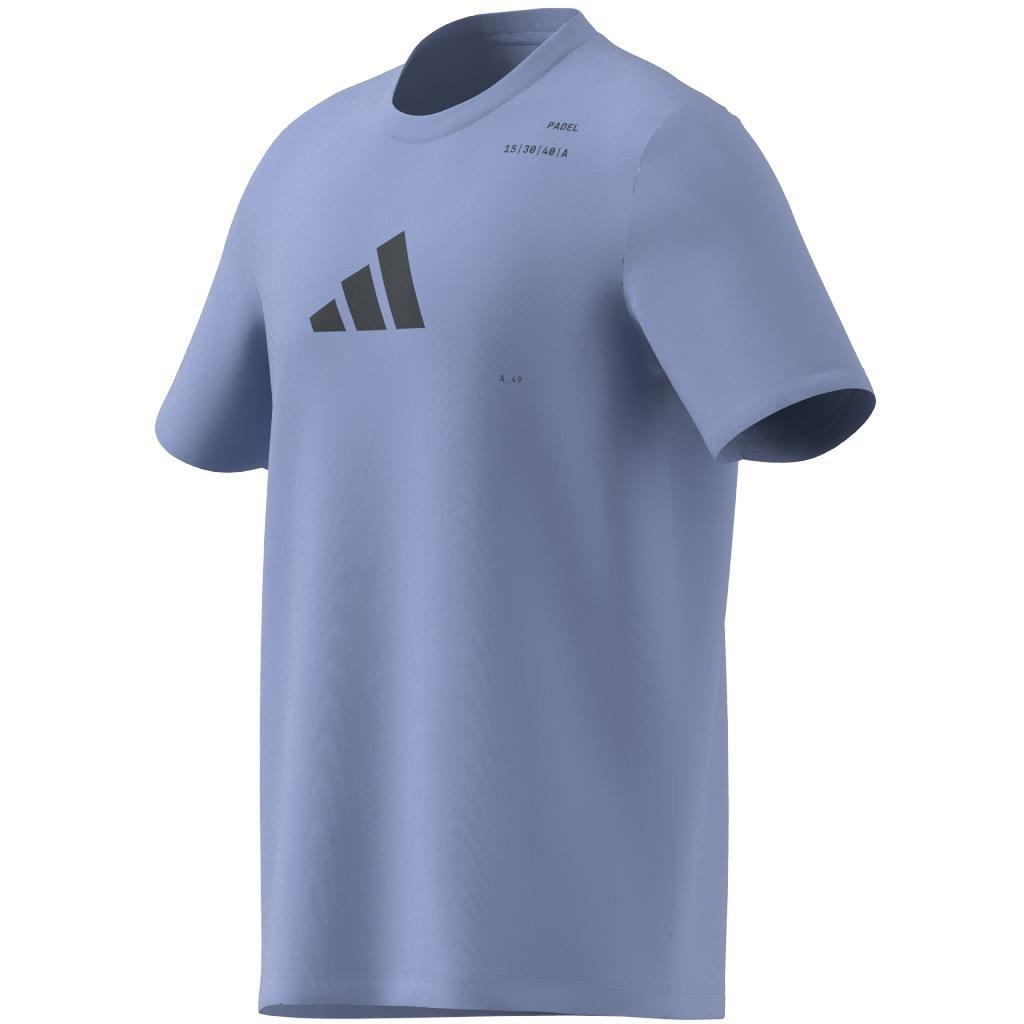 Padel Category Graphic T-Shirt, Blue, A901_ONE, large image number 6