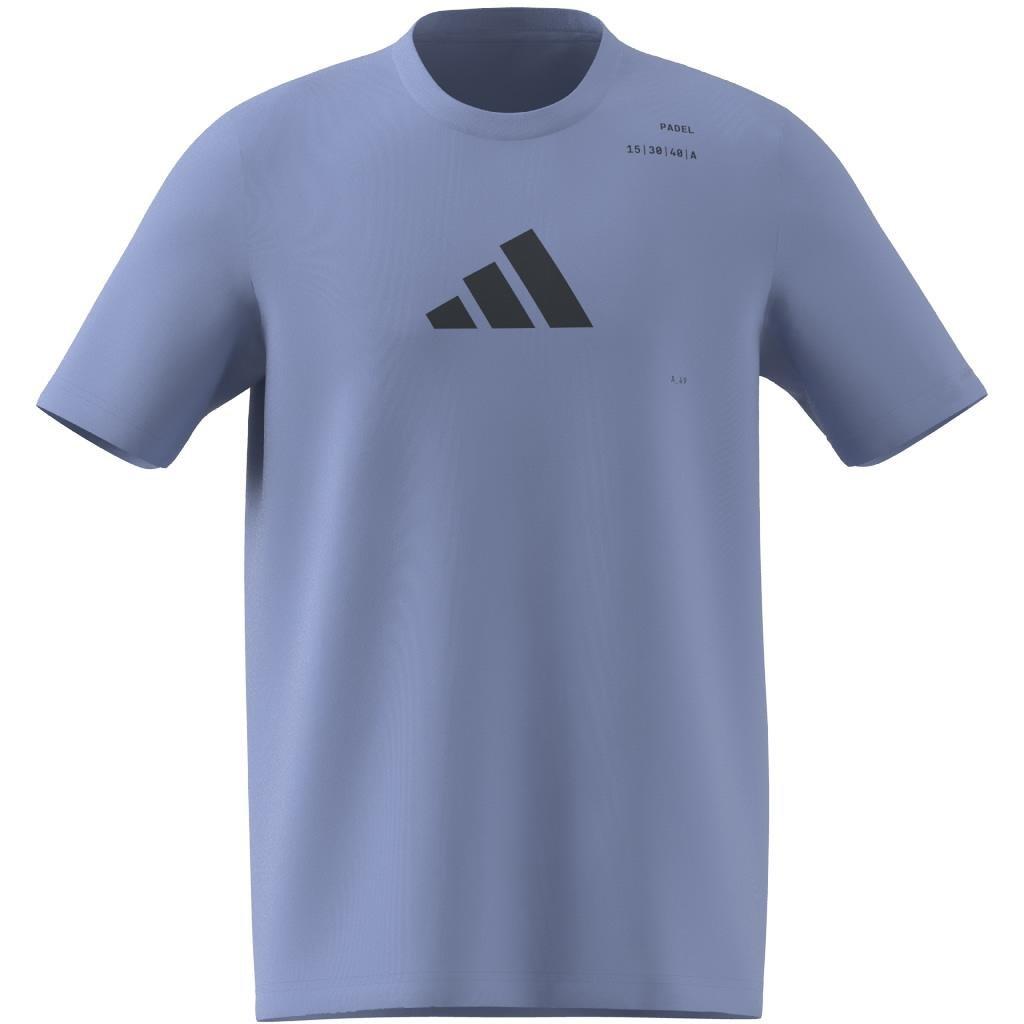 Padel Category Graphic T-Shirt, Blue, A901_ONE, large image number 7