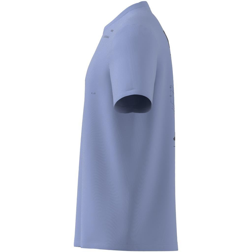 Padel Category Graphic T-Shirt, Blue, A901_ONE, large image number 8