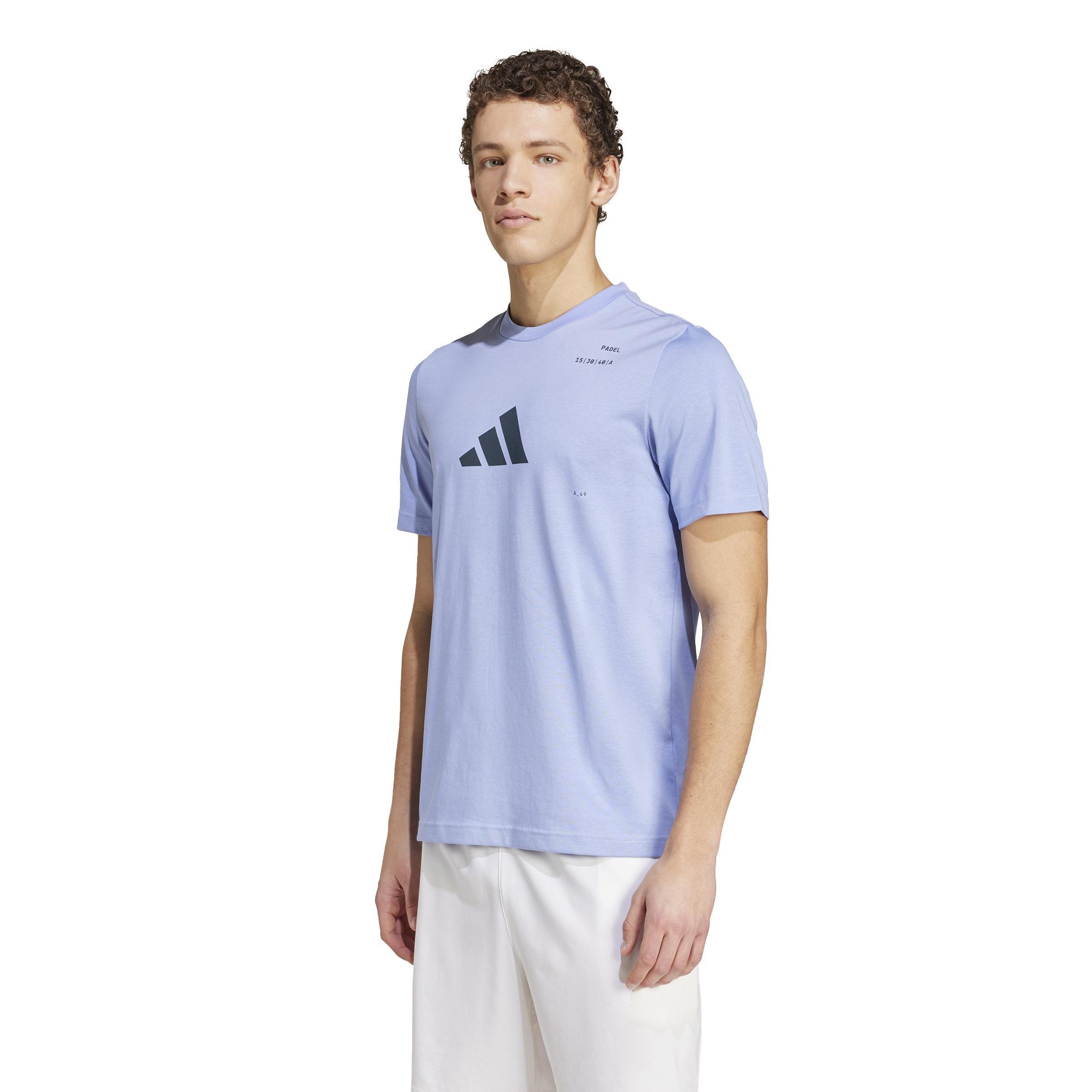 Padel Category Graphic T-Shirt, Blue, A901_ONE, large image number 12