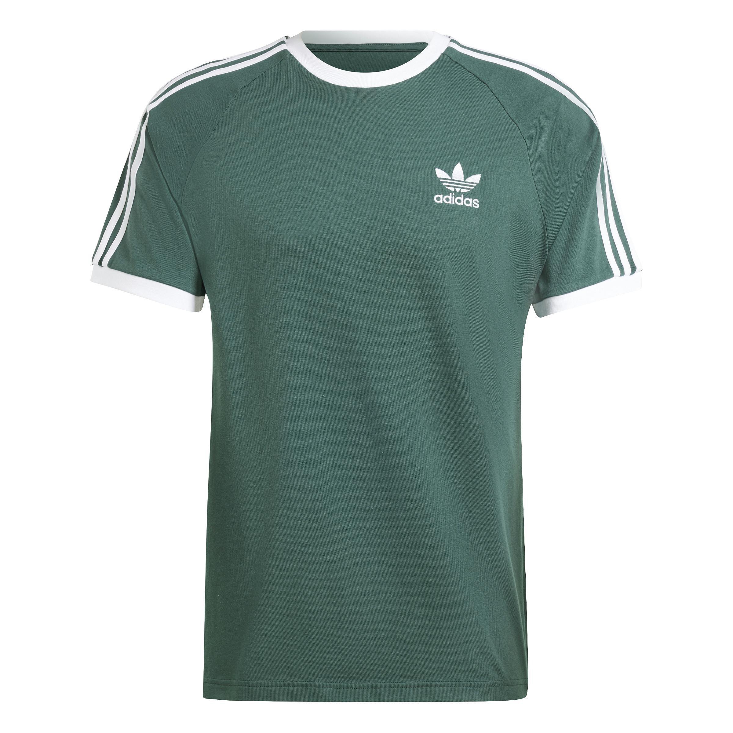 Adicolor Classics 3-Stripes T-Shirt, Green, A901_ONE, large image number 0