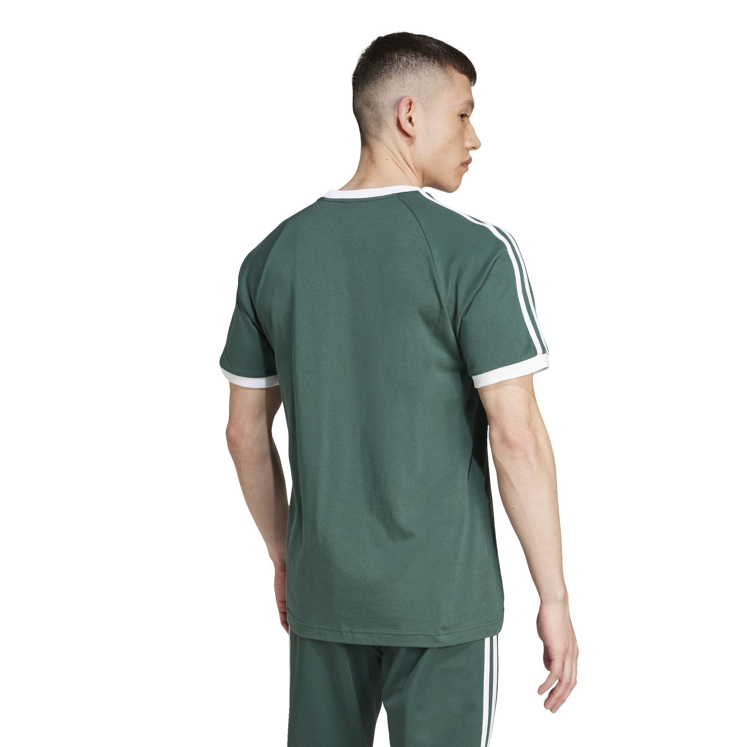 Adicolor Classics 3-Stripes T-Shirt, Green, A901_ONE, large image number 3