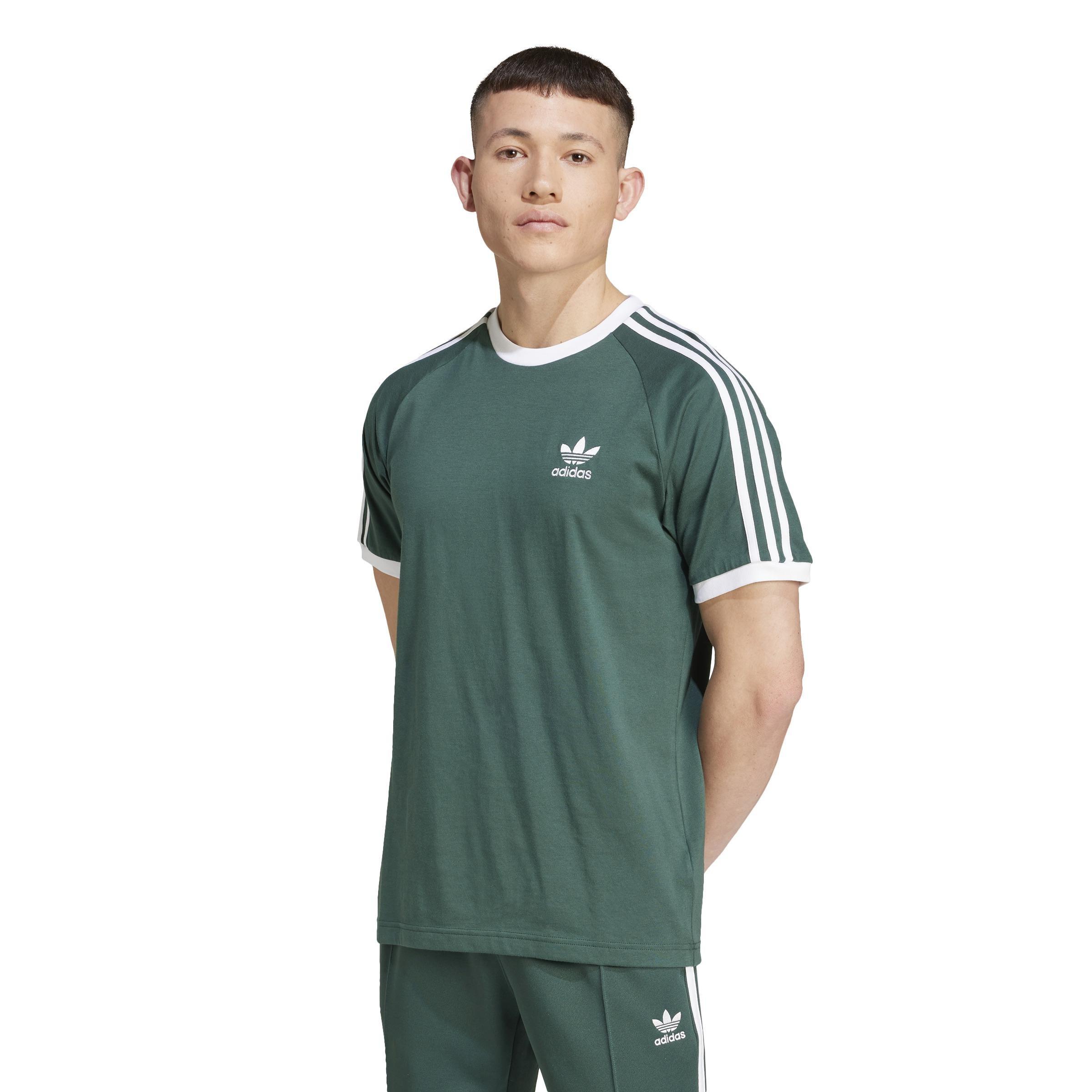 Adicolor Classics 3-Stripes T-Shirt, Green, A901_ONE, large image number 14