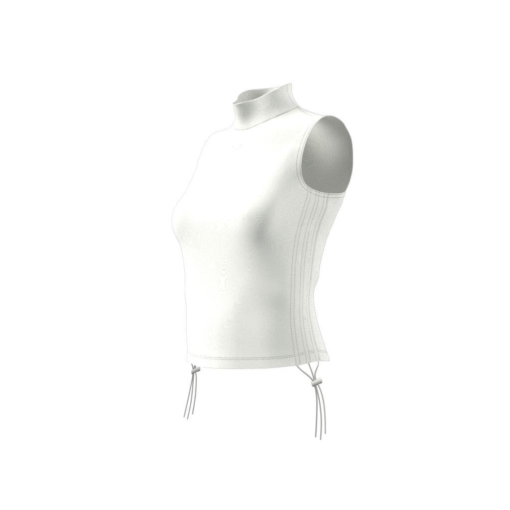 Ruched 3-Stripes Crop Top, White, A901_ONE, large image number 7