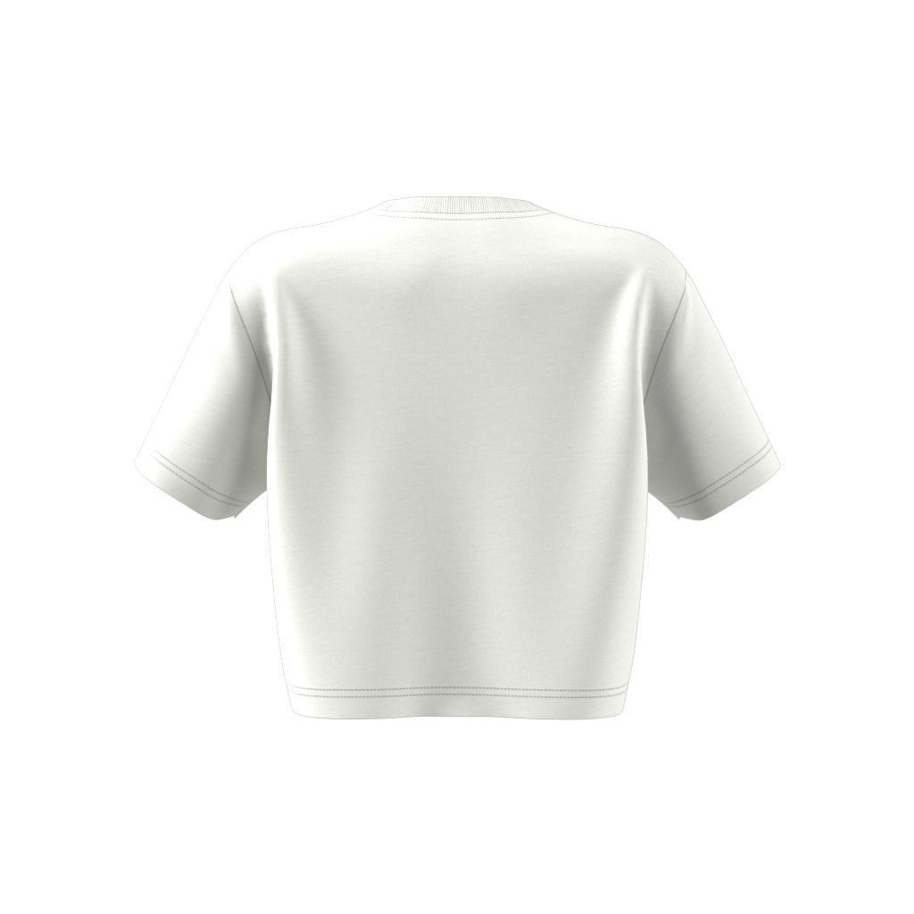 Firebird Trefoil Crop T-shirt, White, A901_ONE, large image number 5