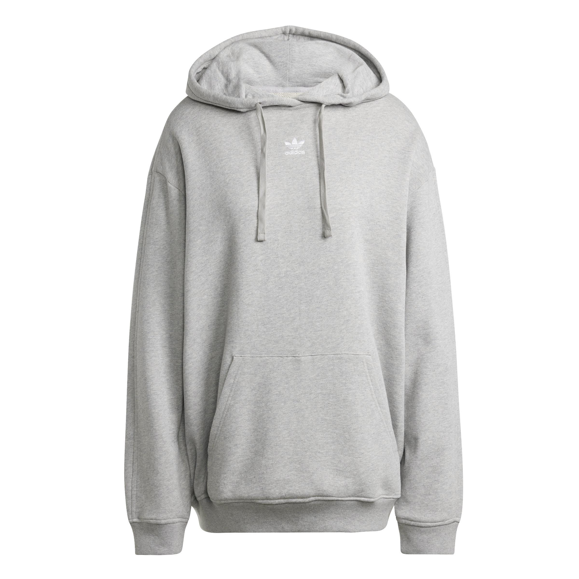 Essentials Loose French Terry Hoodie, Grey, A901_ONE, large image number 0