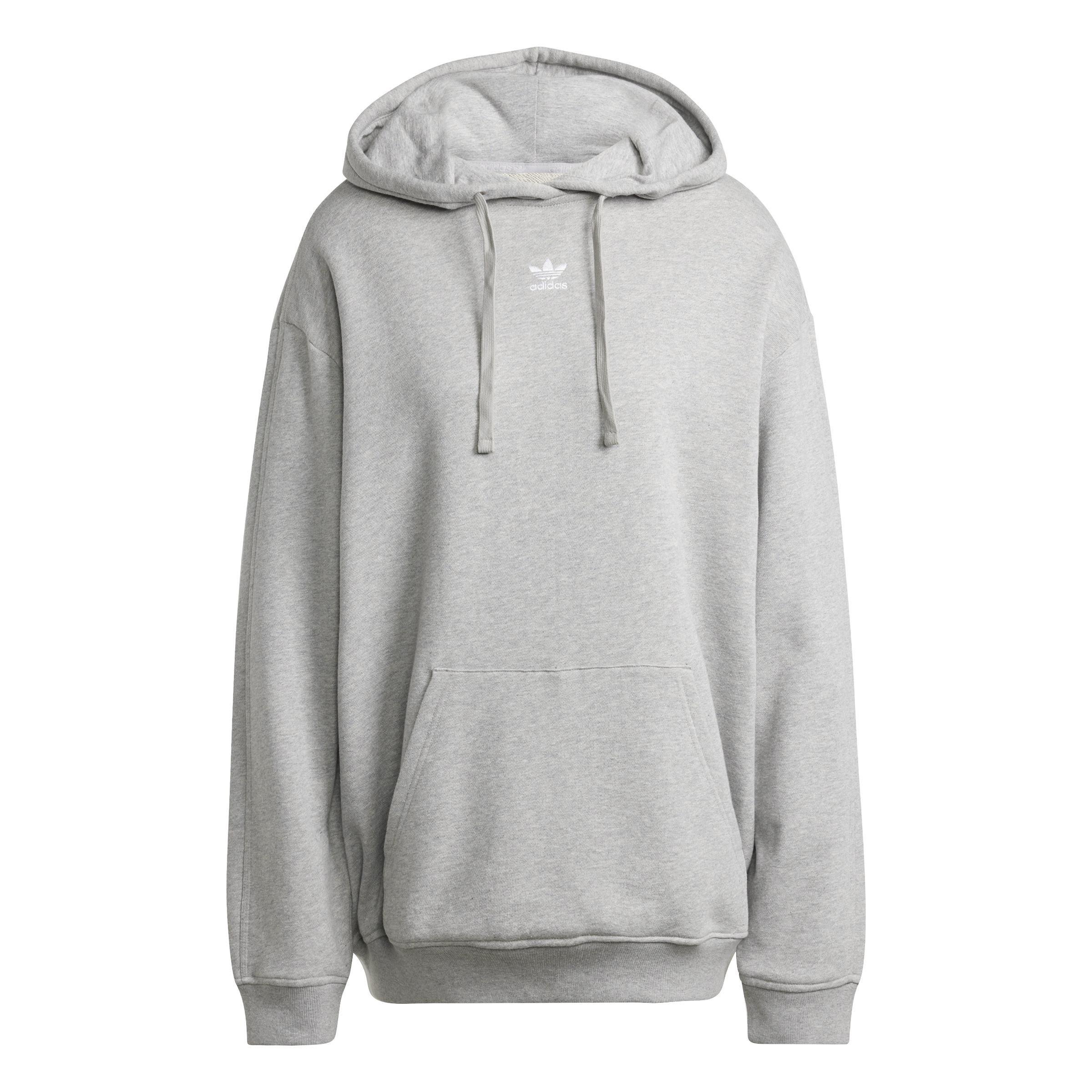 Essentials Loose French Terry Hoodie, Grey, A901_ONE, large image number 2