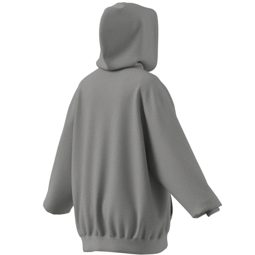 Essentials Loose French Terry Hoodie, Grey, , large image number 6