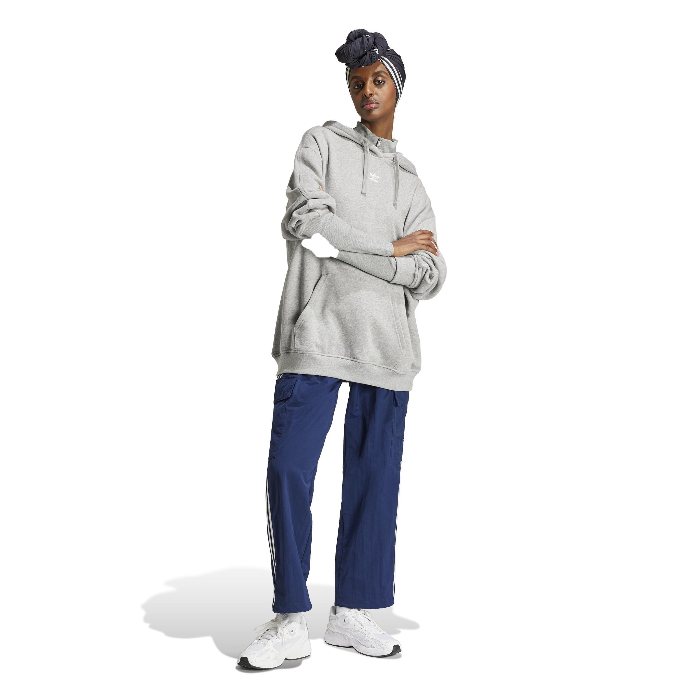 Essentials Loose French Terry Hoodie, Grey, , large image number 7