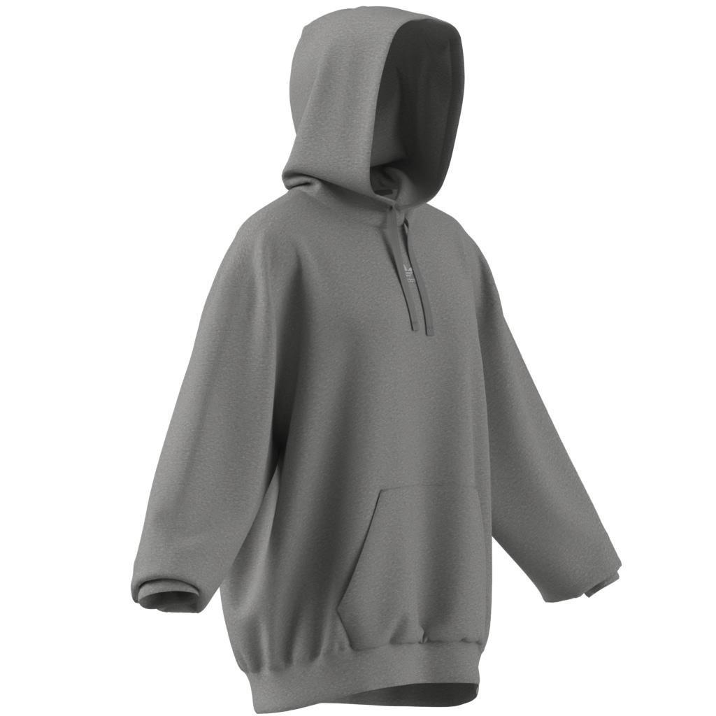 Essentials Loose French Terry Hoodie, Grey, , large image number 11