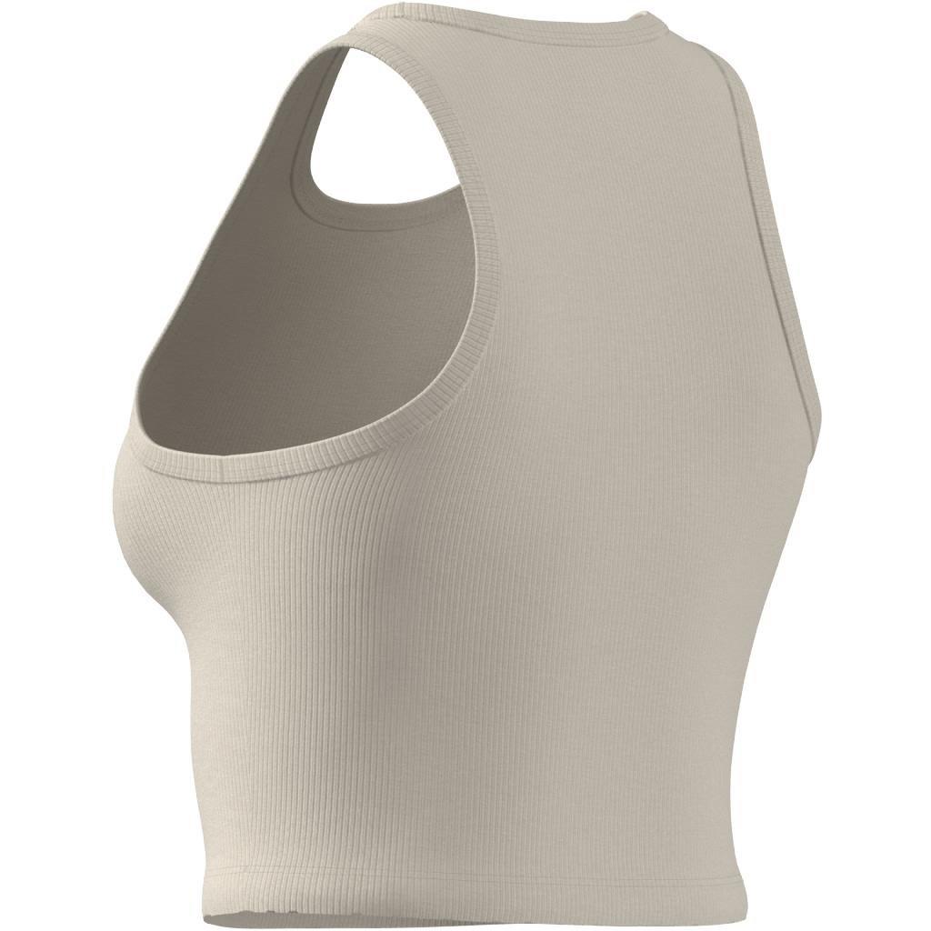 Essentials Ribbed Tank Top, White, , large image number 8