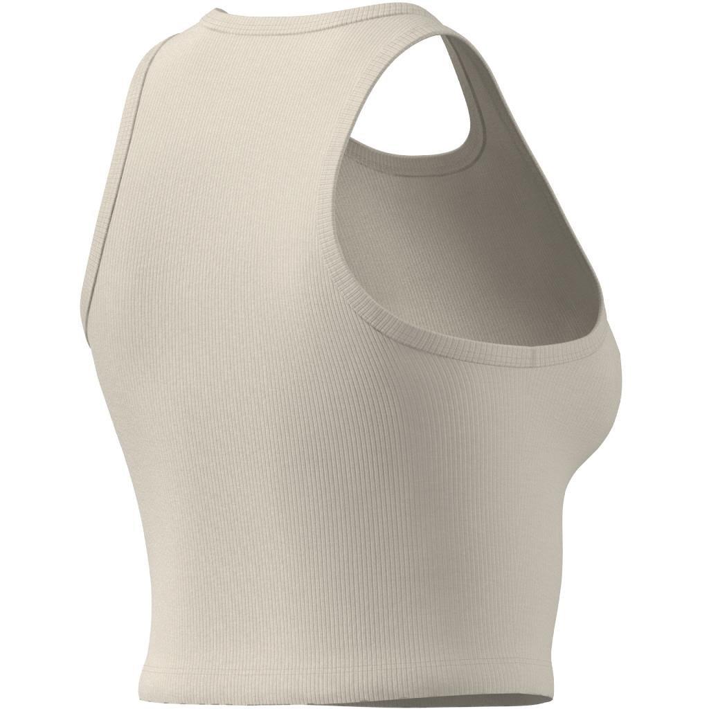 Essentials Ribbed Tank Top, White, , large image number 10