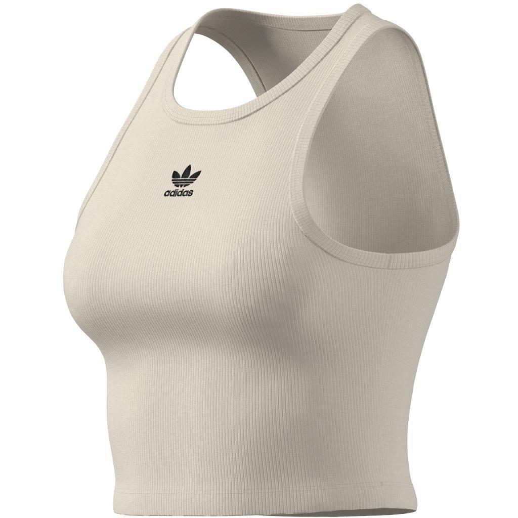 Essentials Ribbed Tank Top, White, , large image number 12