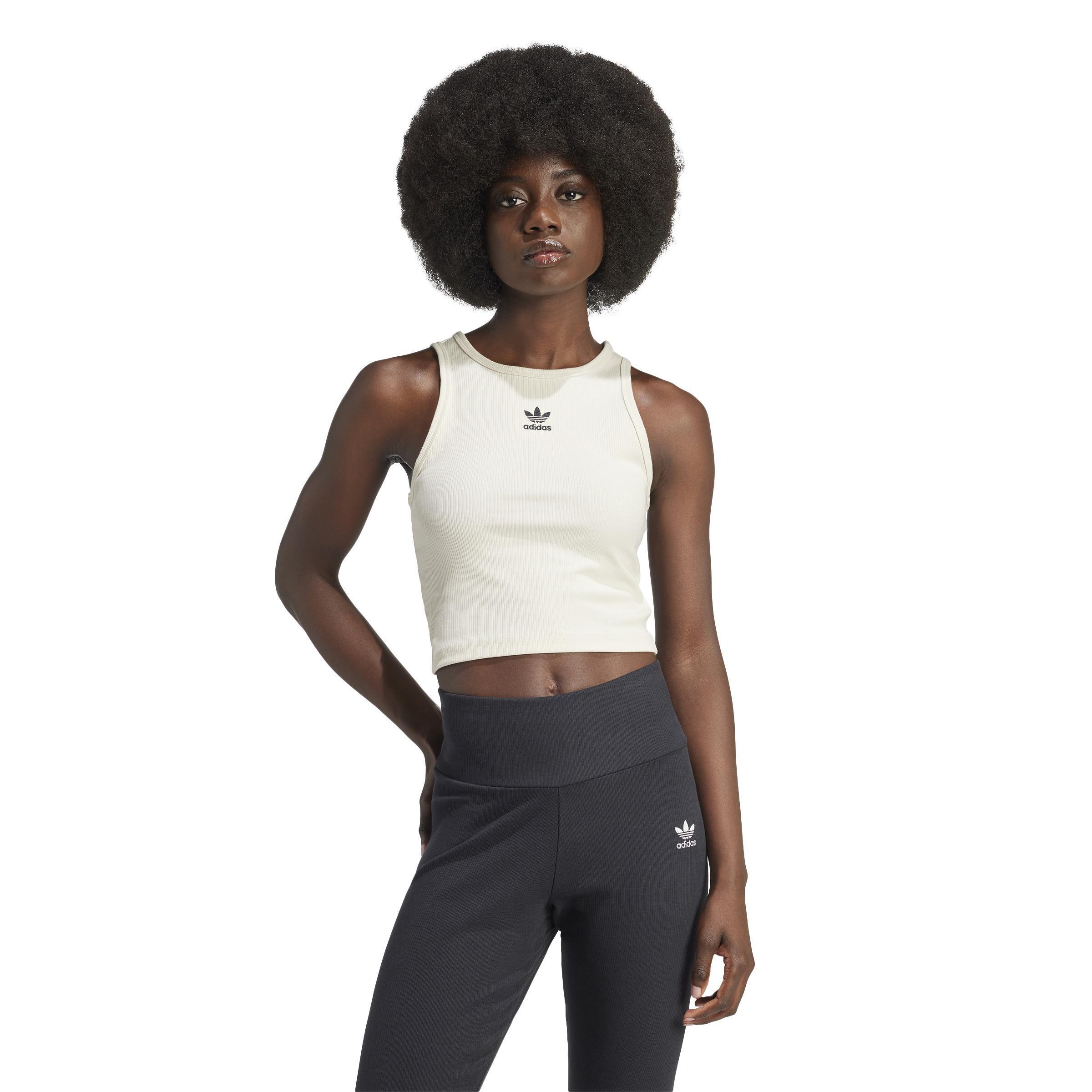 Essentials Ribbed Tank Top, White, , large image number 13