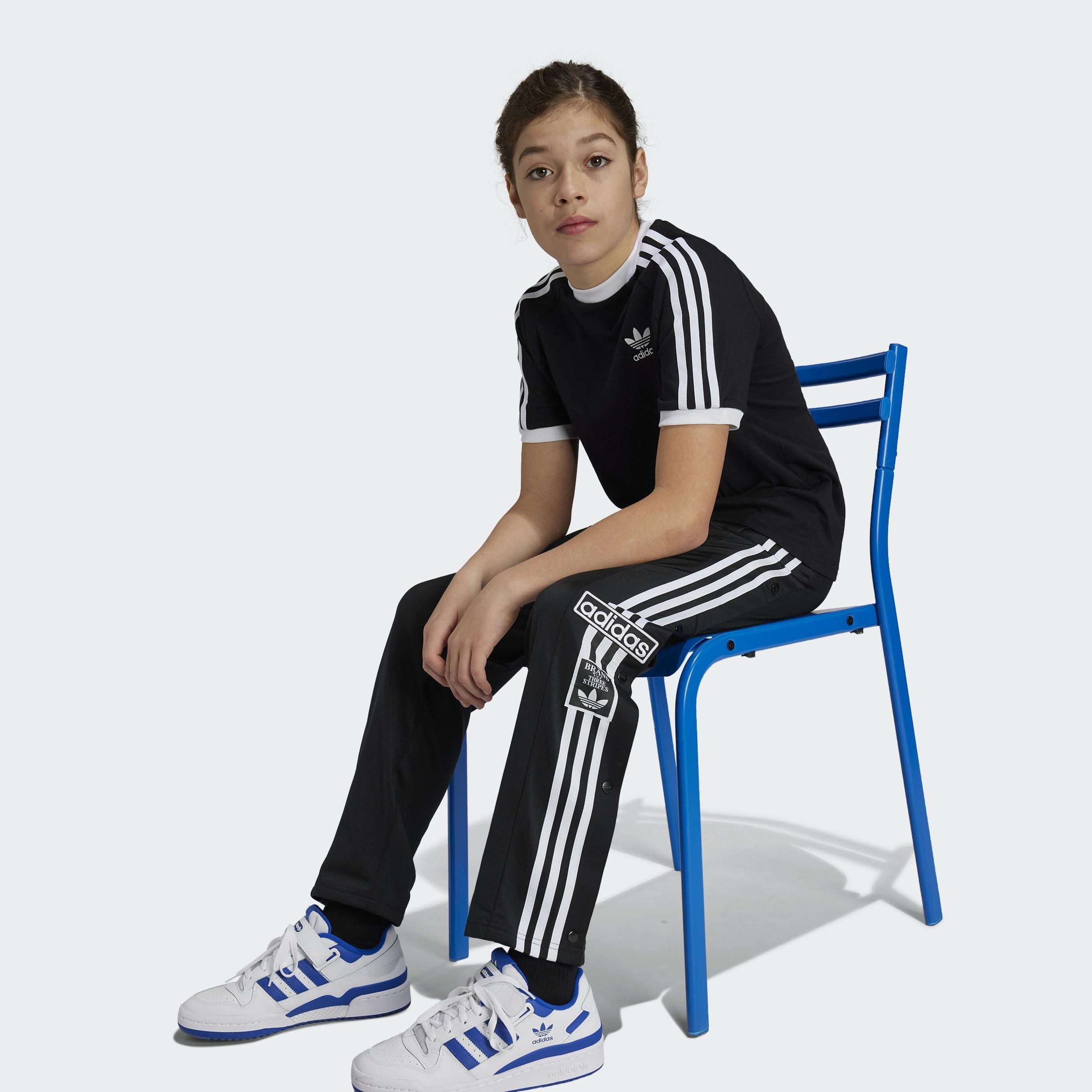 Kids Unisex Adibreak Tracksuit Bottoms, Black, A901_ONE, large image number 4
