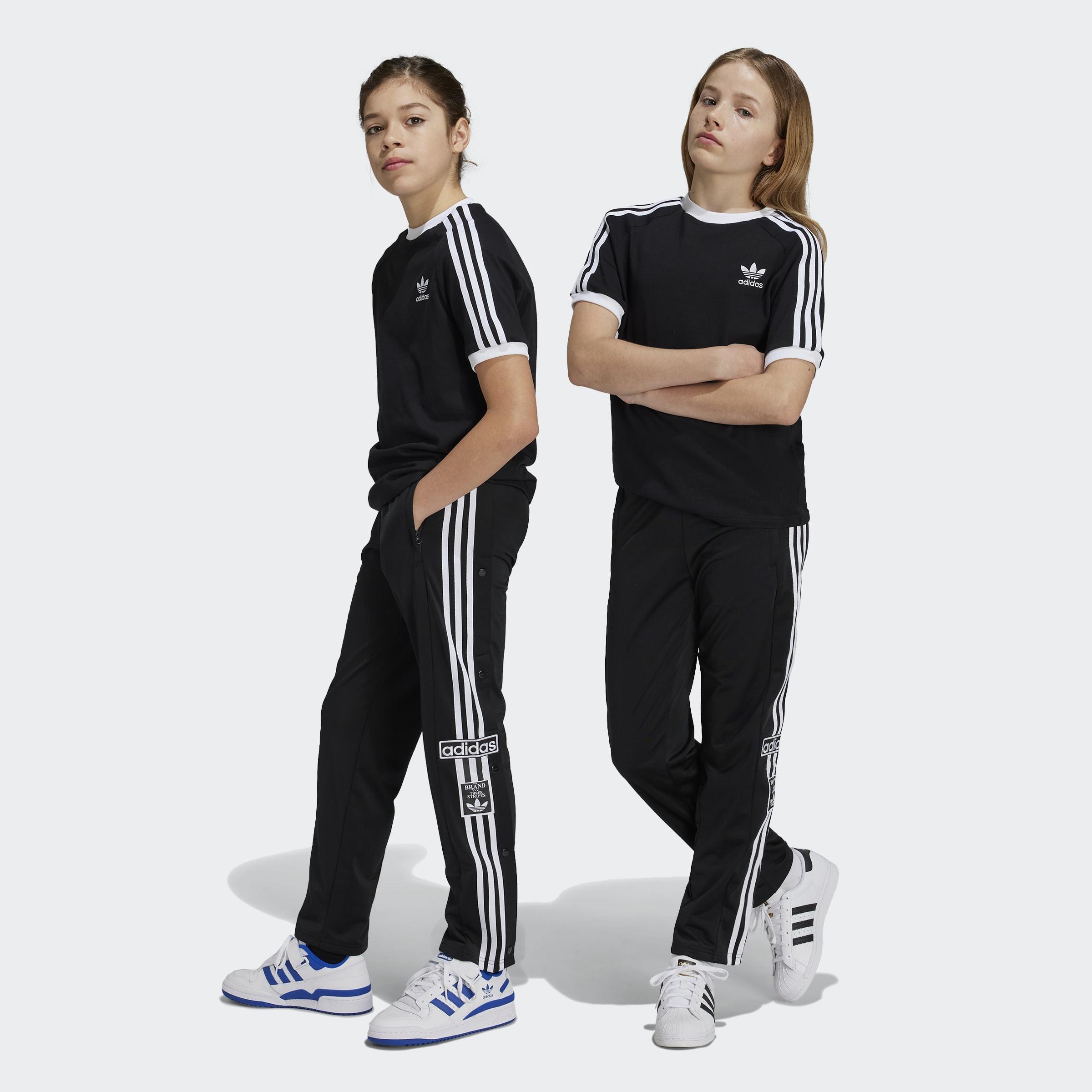 Kids Unisex Adibreak Tracksuit Bottoms, Black, A901_ONE, large image number 5