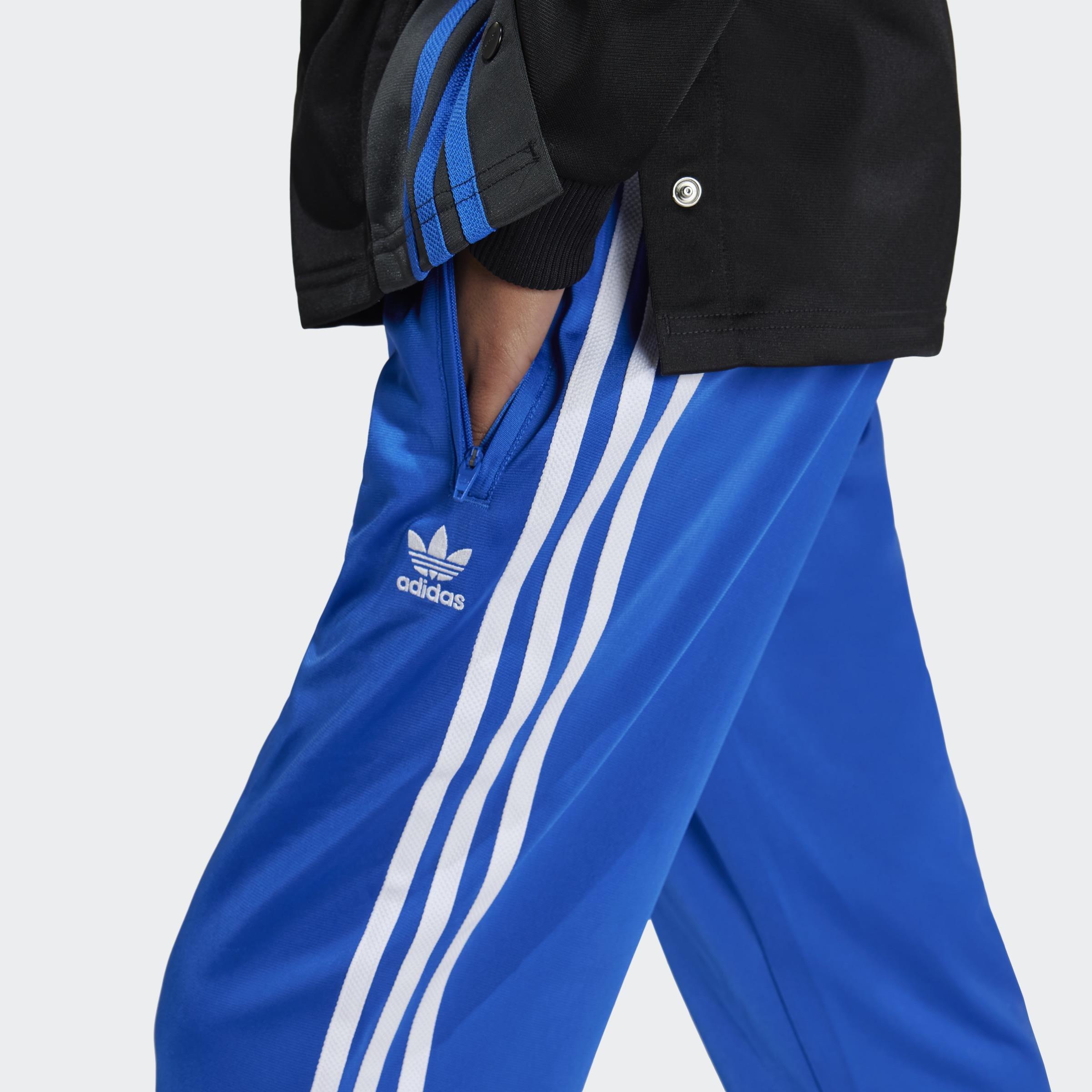 Kids Unisex Adicolor Firebird Tracksuit Bottoms, Blue, A901_ONE, large image number 3