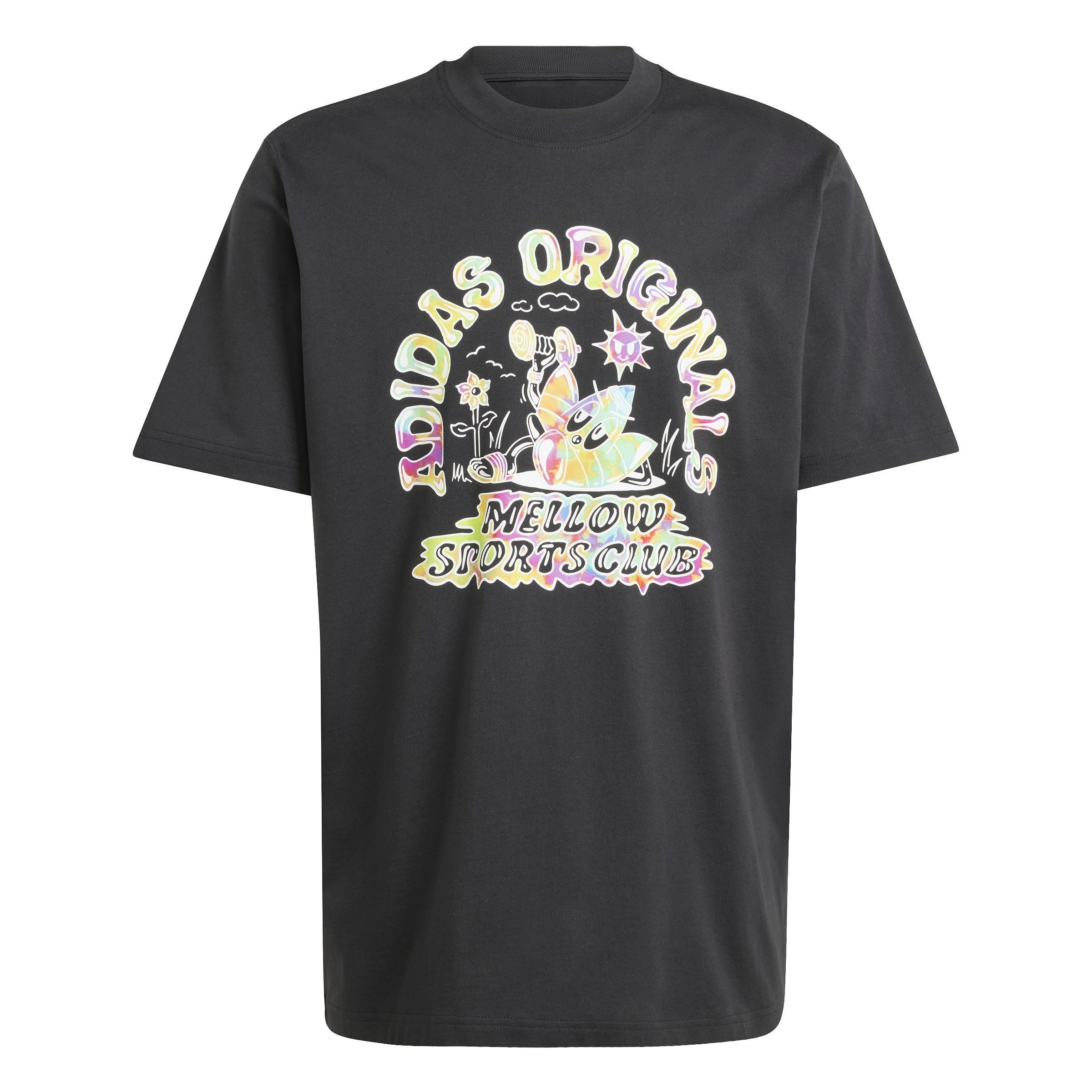 Tie-Dyed Short Sleeve T-Shirt, Black, A901_ONE, large image number 0