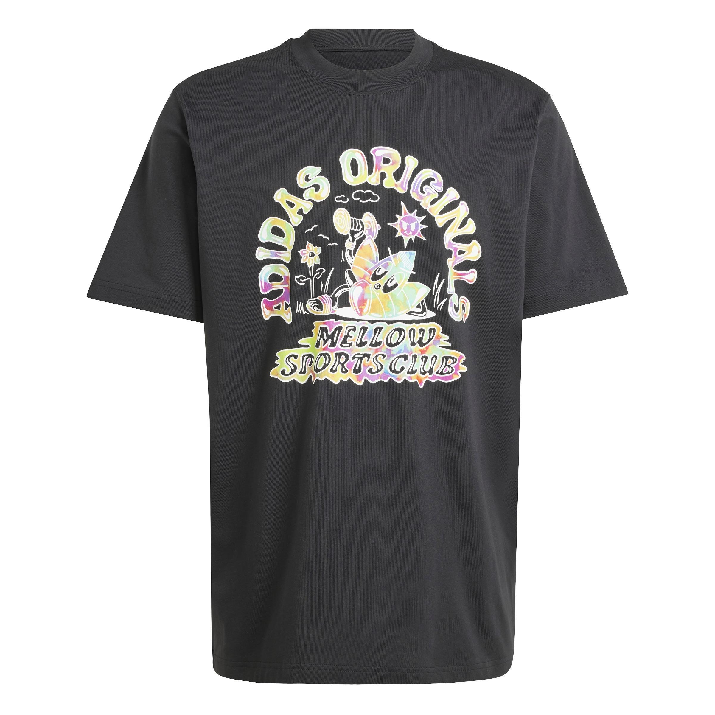 Tie-Dyed Short Sleeve T-Shirt, Black, A901_ONE, large image number 2