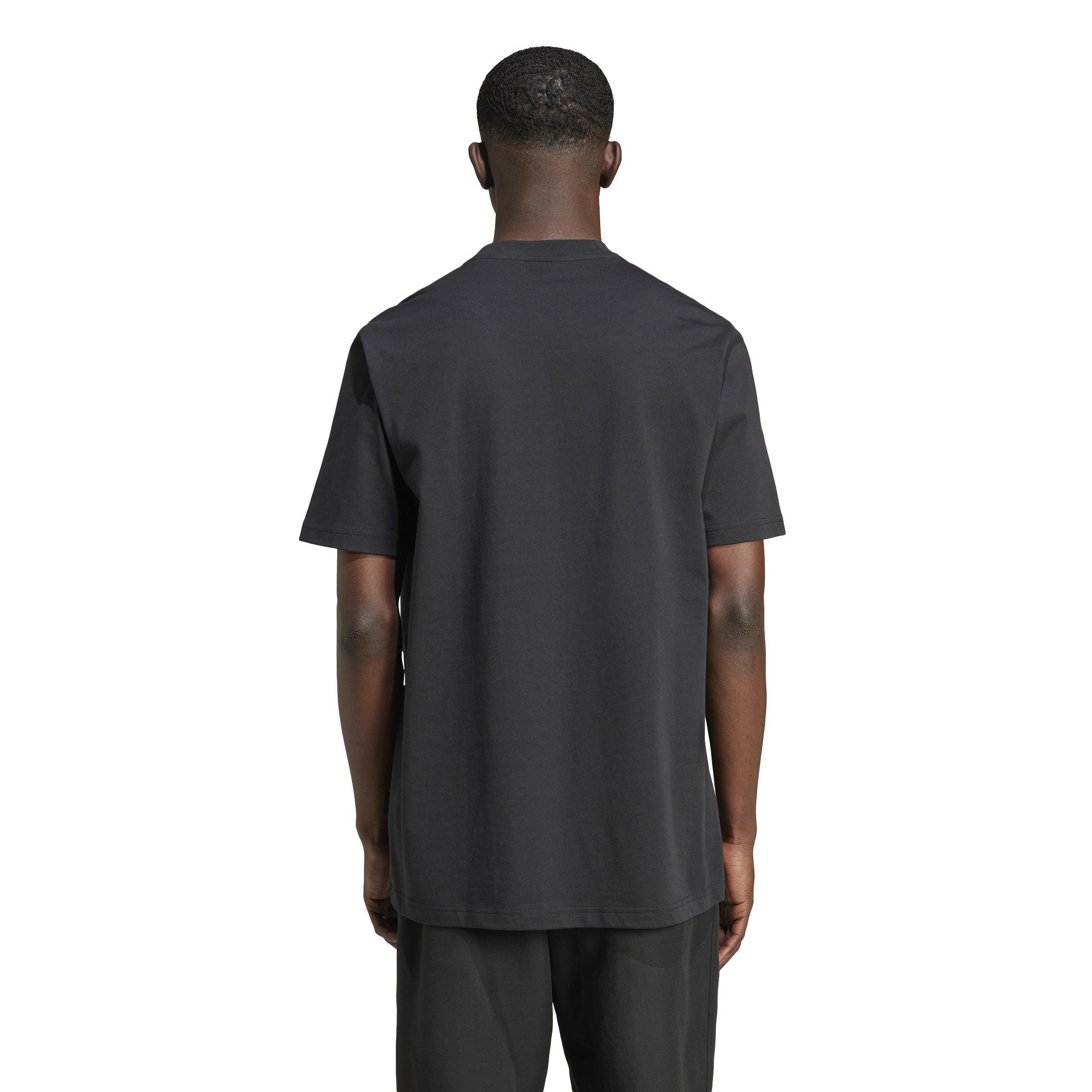 Tie-Dyed Short Sleeve T-Shirt, Black, A901_ONE, large image number 3