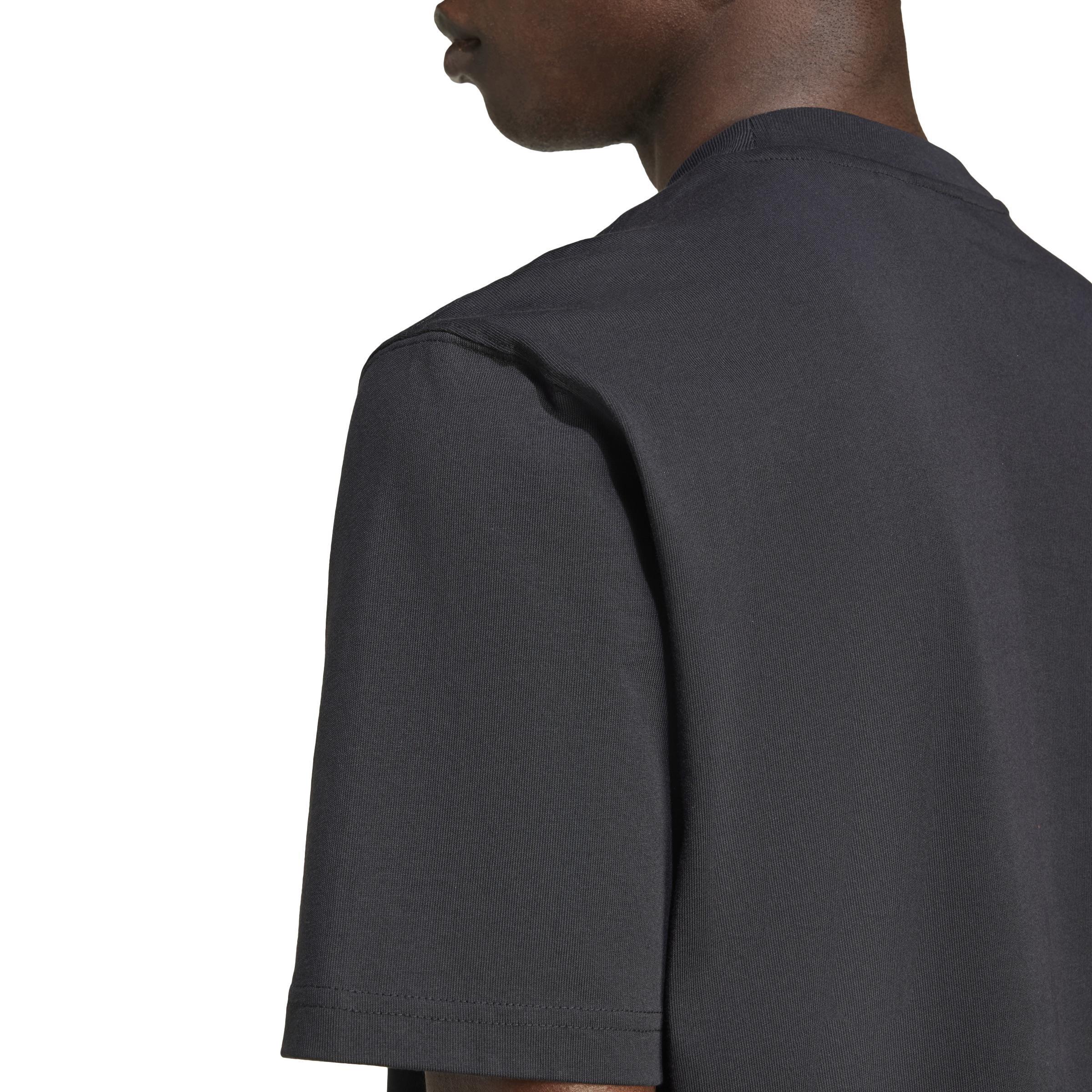 Tie-Dyed Short Sleeve T-Shirt, Black, A901_ONE, large image number 5