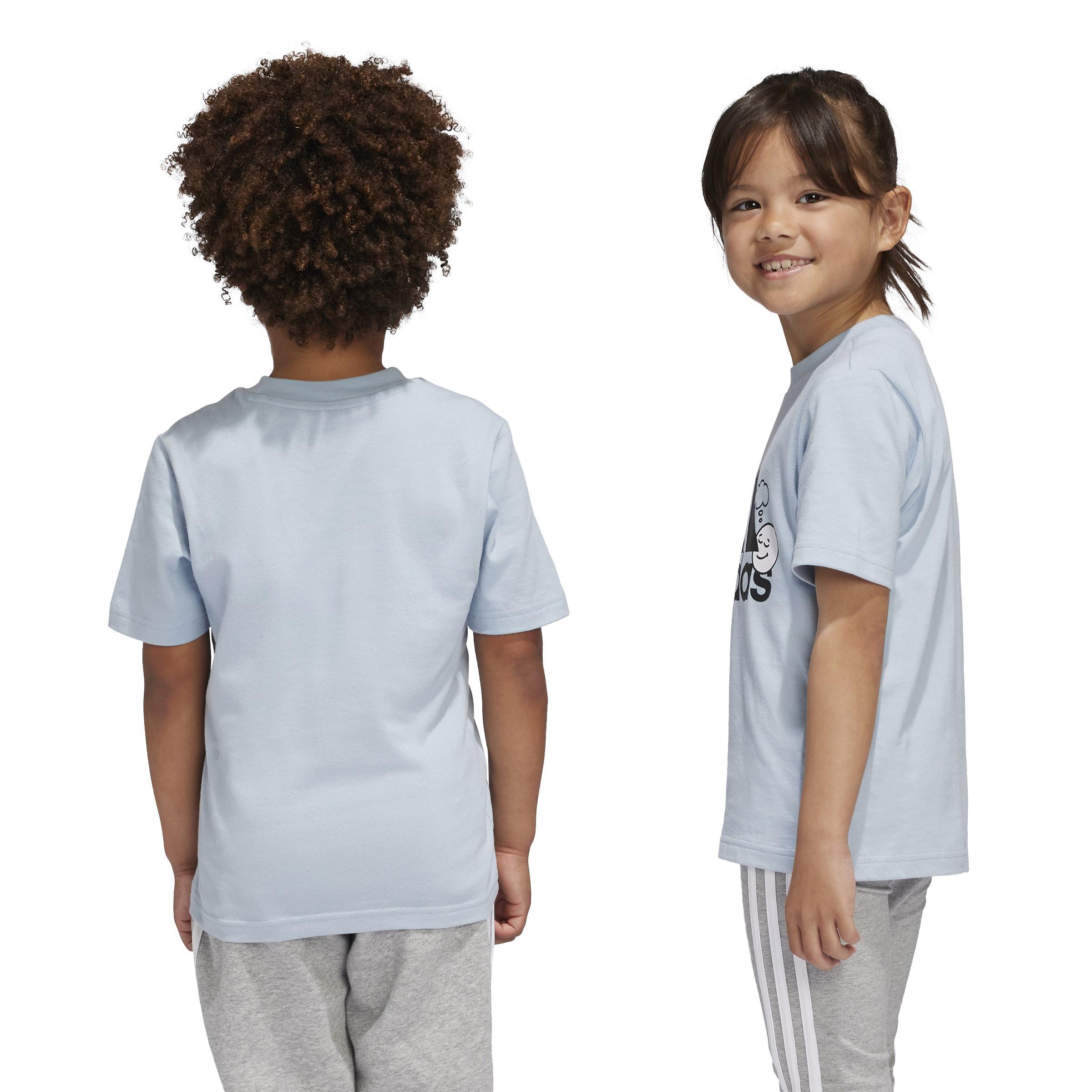 Kids Unisex Positivity Table Graphic T-Shirt, Blue, A901_ONE, large image number 2